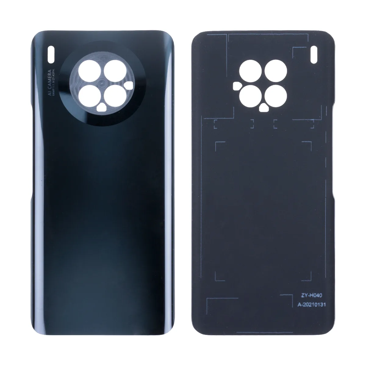 Задняя крышка для Huawei Honor 50 Lite (NTN-LX1) Черный