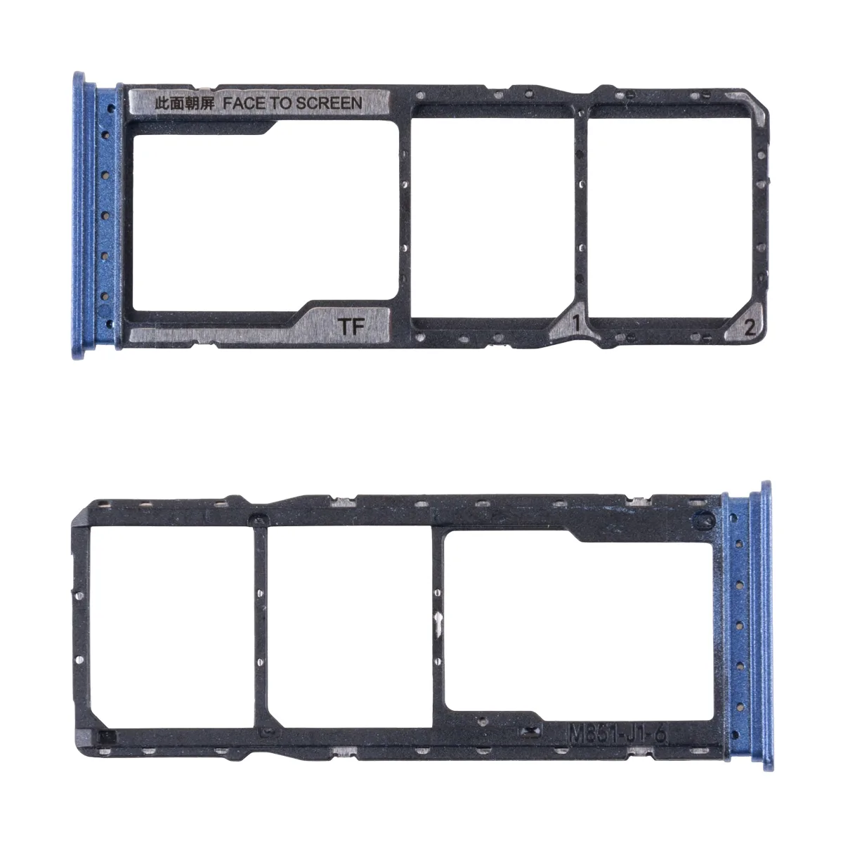Держатель SIM для Xiaomi Redmi 15C 4G/Poco C85 4G (25078RA3EY/25078PC3EG) Синий