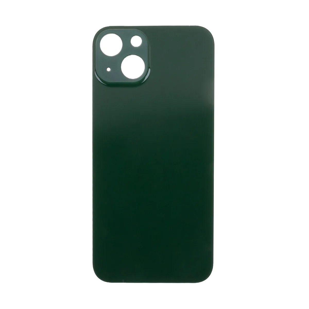 Задняя крышка для iPhone 13 (A2635) Зеленый (стекло, узкий вырез под камеру, логотип) - Премиум