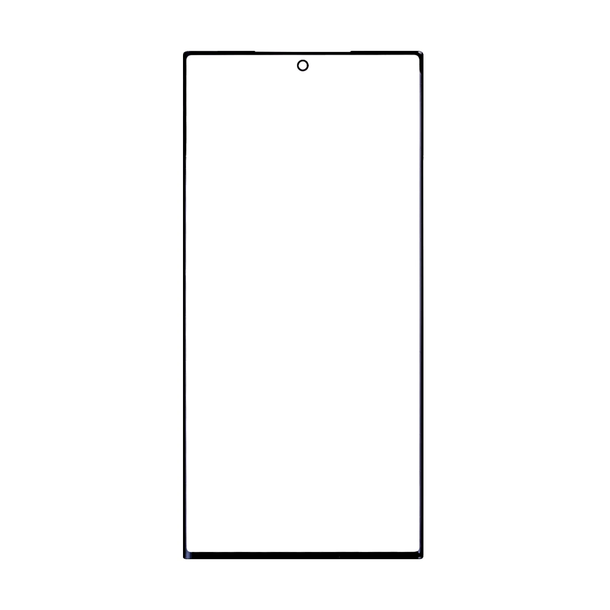 Стекло для переклейки Samsung Galaxy S23 Ultra (S918B) с OCA пленкой Черный - OR (Mitsubishi)