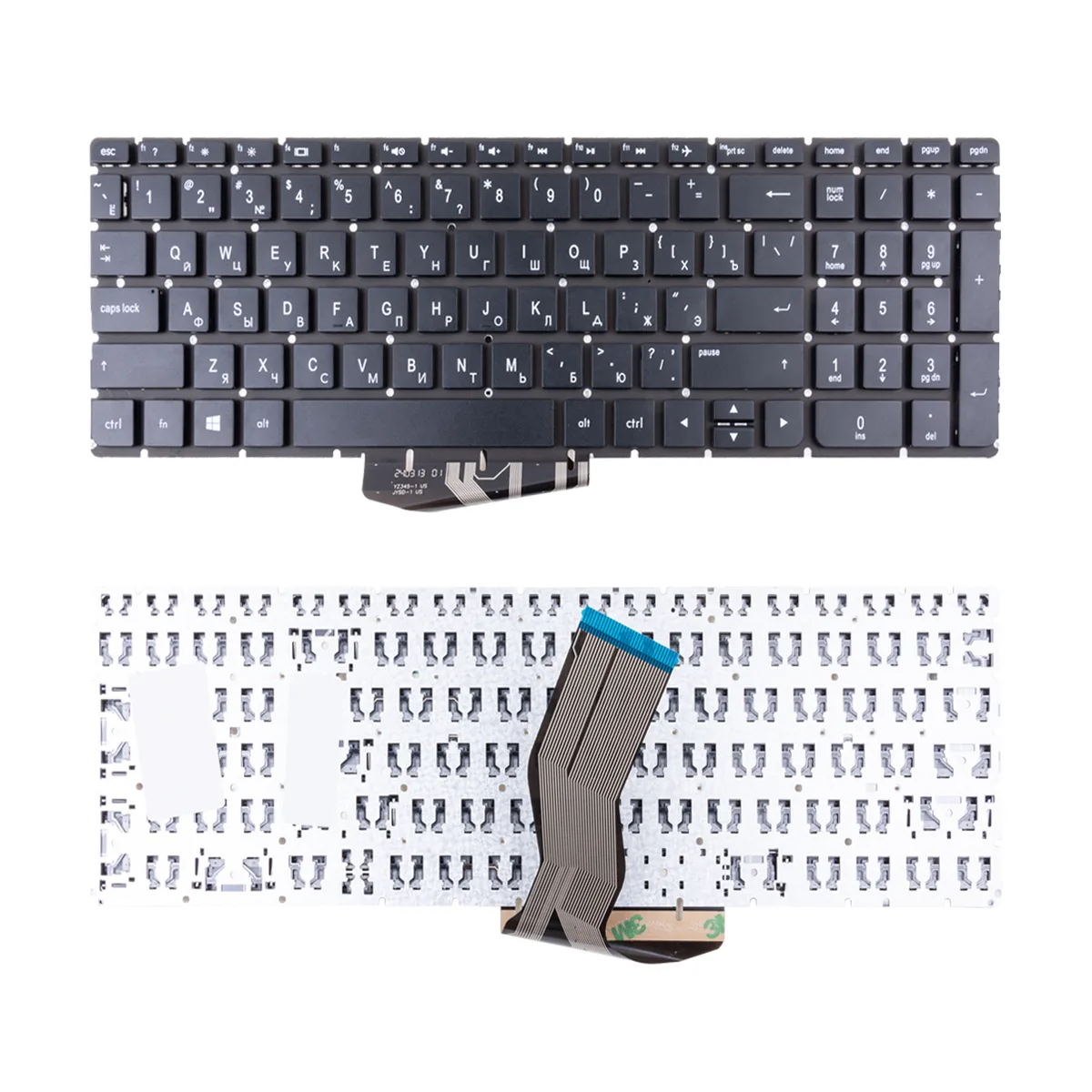 Клавиатура для ноутбука HP Pavilion 15-ab/15-ab000ur/15-ab147ur/15-ab500ur/15-au Черный