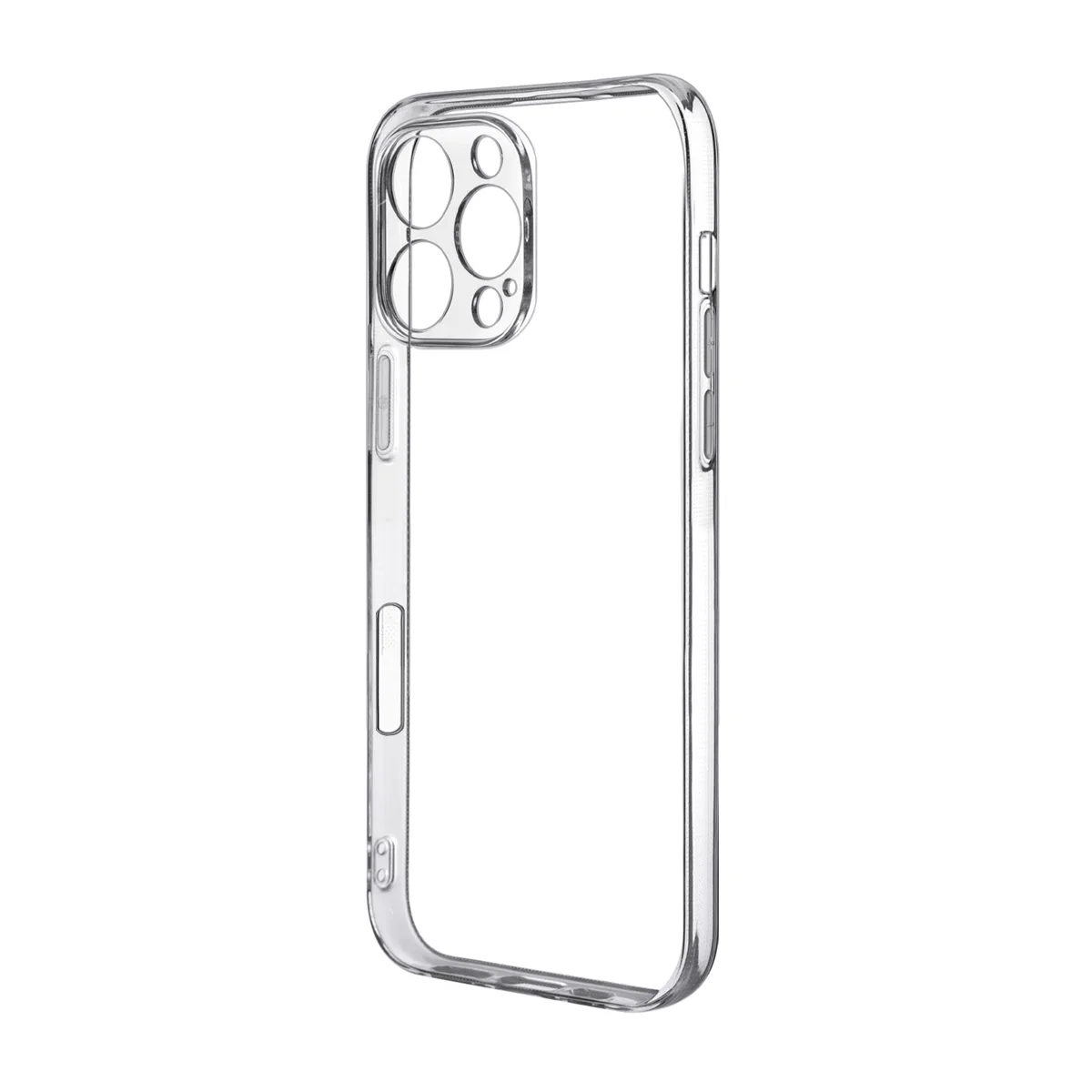 Чехол-накладка для iPhone 16 Pro Max (с защитой камеры, прозрачный)