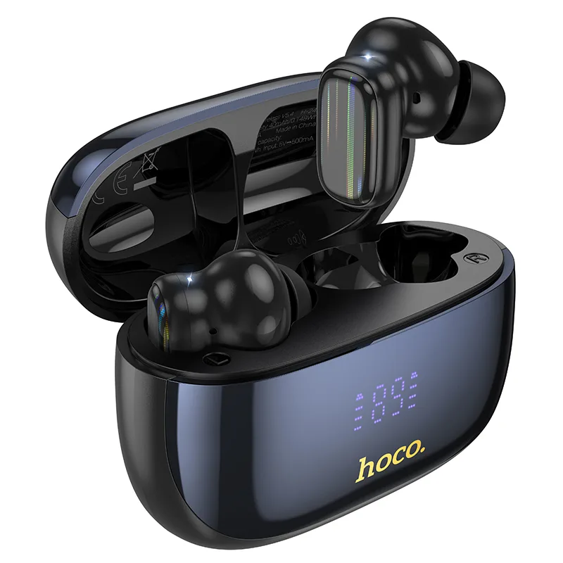 Беспроводные наушники Bluetooth Hoco EQ20 (TWS, с дисплеем, вакуумные, активное шумоподавление) Черн