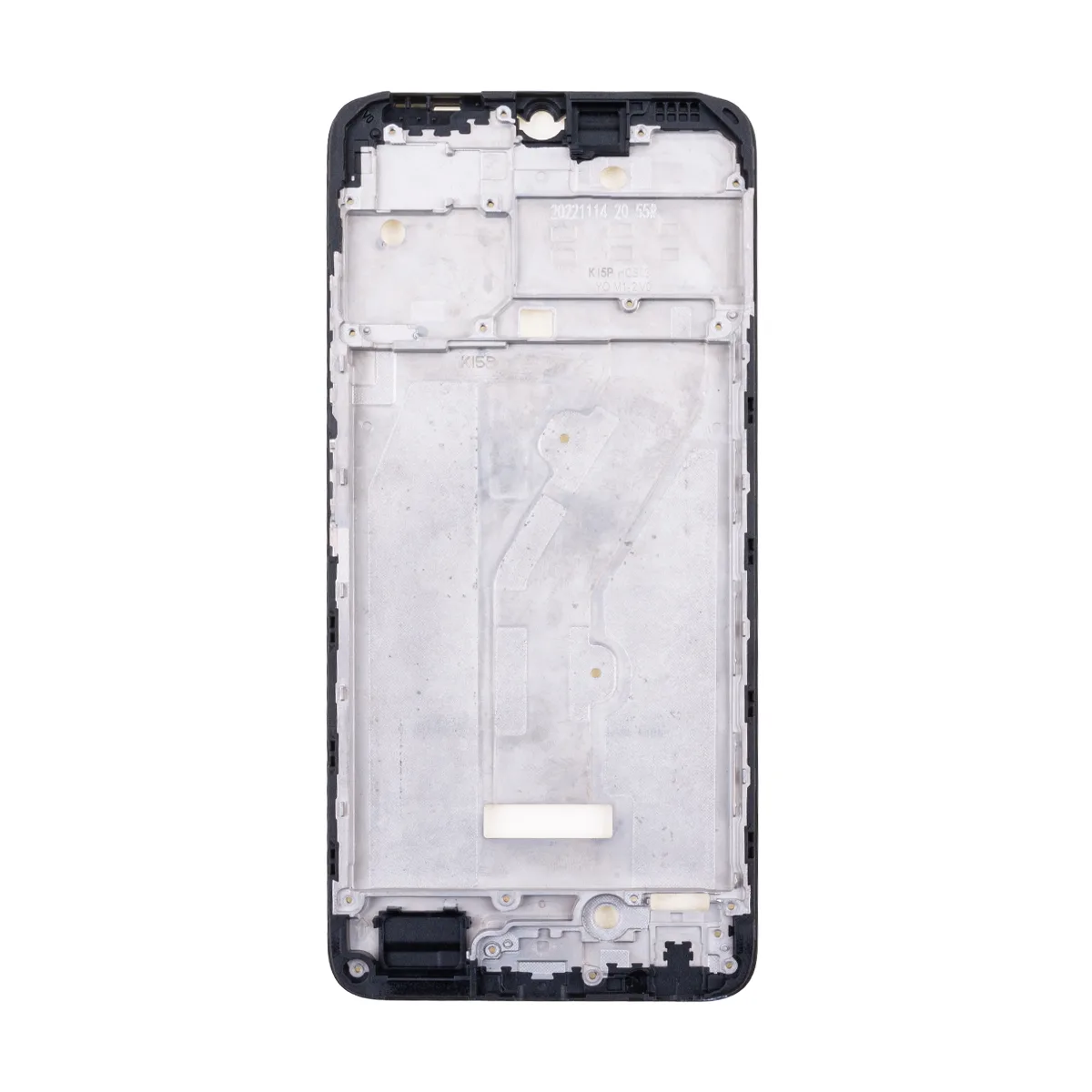 Рамка дисплея для Tecno Spark 10 4G (K15q) Черный (возможен дефект ЛКП)