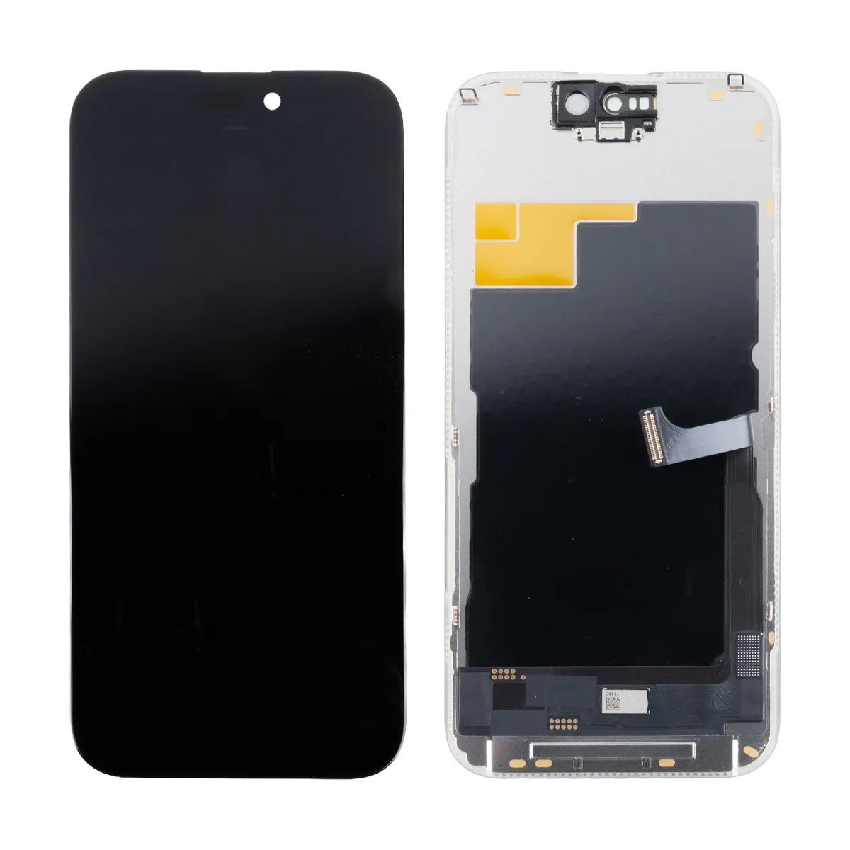 Дисплей для iPhone 15 Pro (A3102) в сборе с тачскрином Черный - (Hard OLED, Full HD) (площадка под I