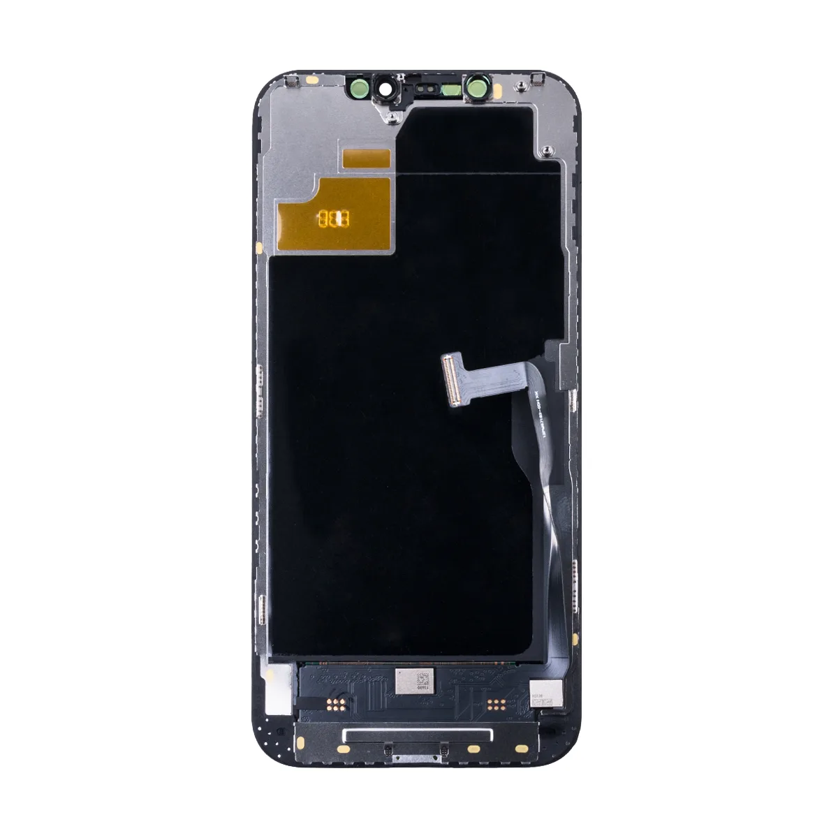 Дисплей для iPhone 12 Pro Max (A2411) в сборе с тачскрином Черный - (Hard OLED, Full HD) (площадка п