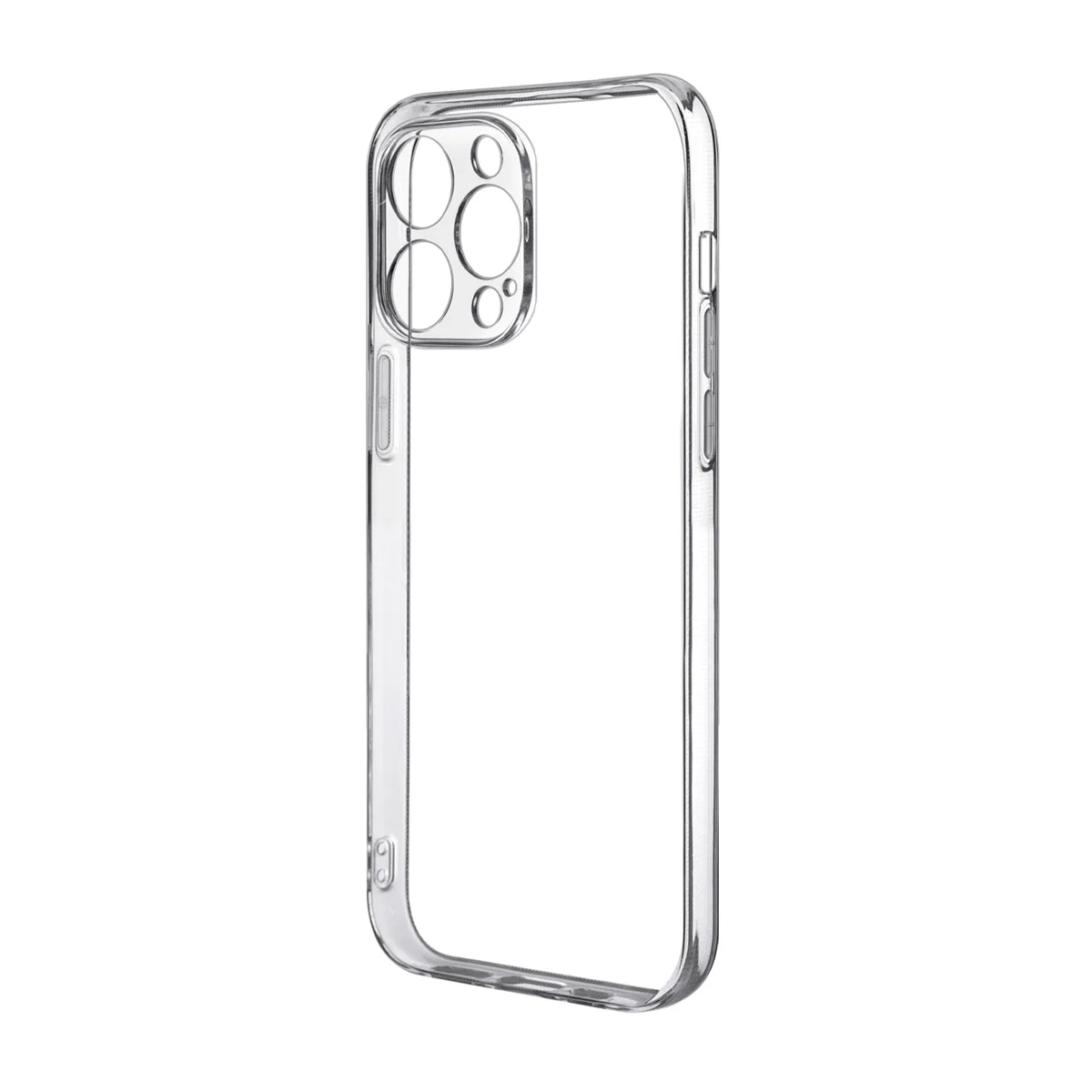 Чехол-накладка для iPhone 15 Pro Max (с защитой камеры, прозрачный)