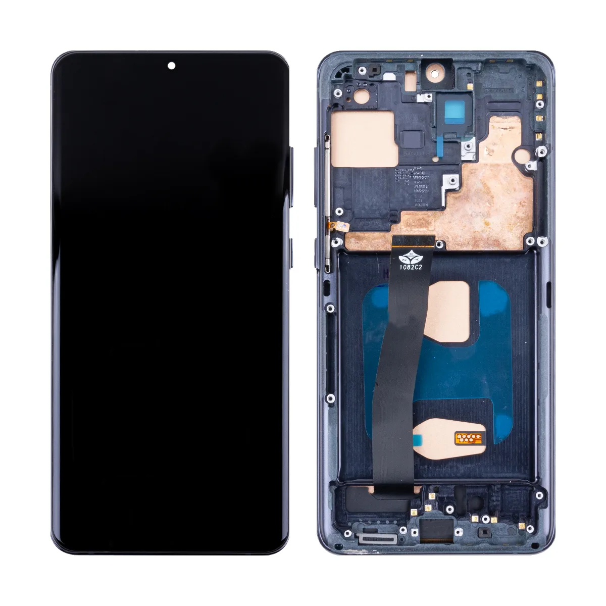 Дисплей для Samsung Galaxy S20 Ultra (G988B) модуль с рамкой Черный - (In-Cell)