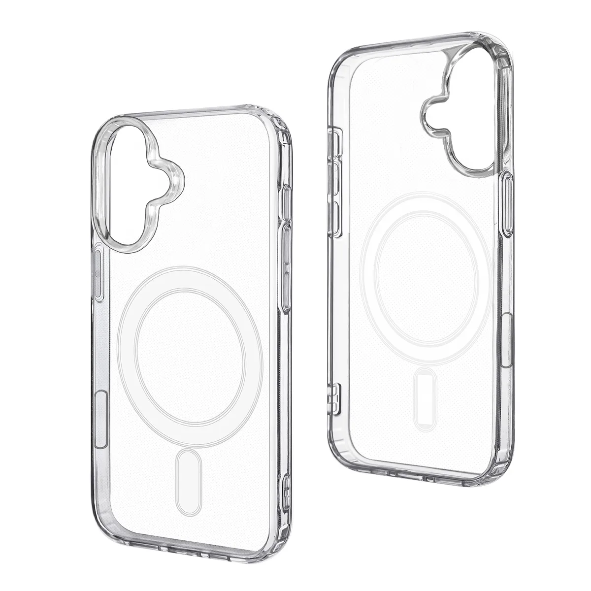 Чехол-накладка для iPhone 16 Plus (Magsafe, прозрачный)