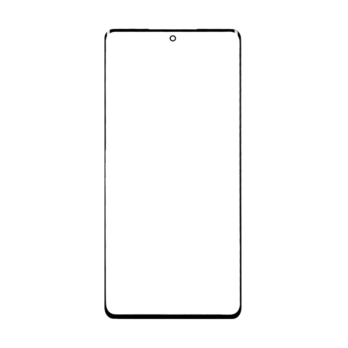 Стекло для переклейки Huawei Honor X9a 5G (RMO-NX1) с OCA пленкой Черный - OR (Mitsubishi)