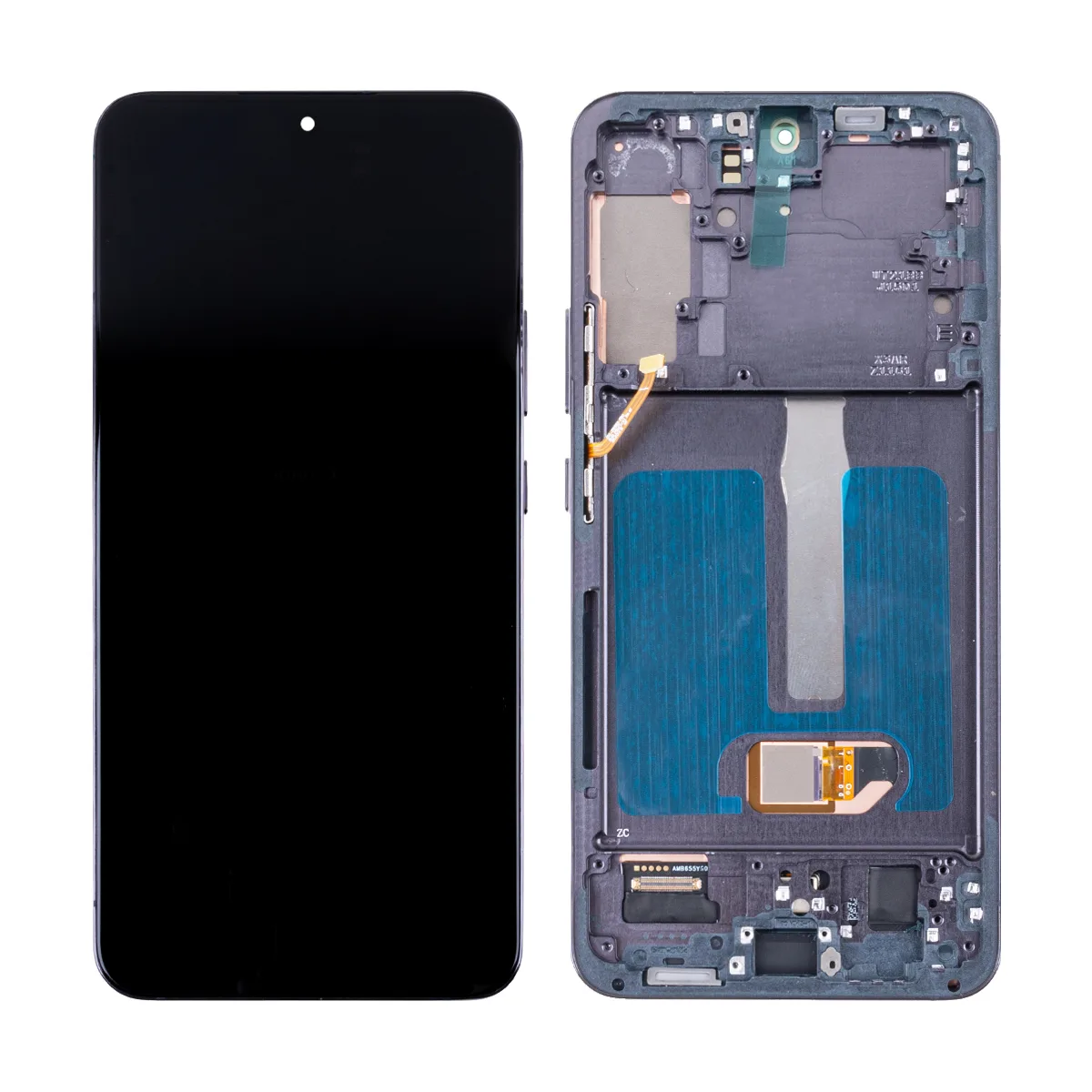 Дисплей для Samsung Galaxy S22+ (S906B) модуль с рамкой Черный - (OLED) (Full Size)