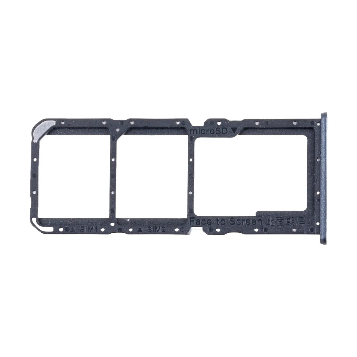 Держатель SIM для Realme C30s (RMX3690) Черный