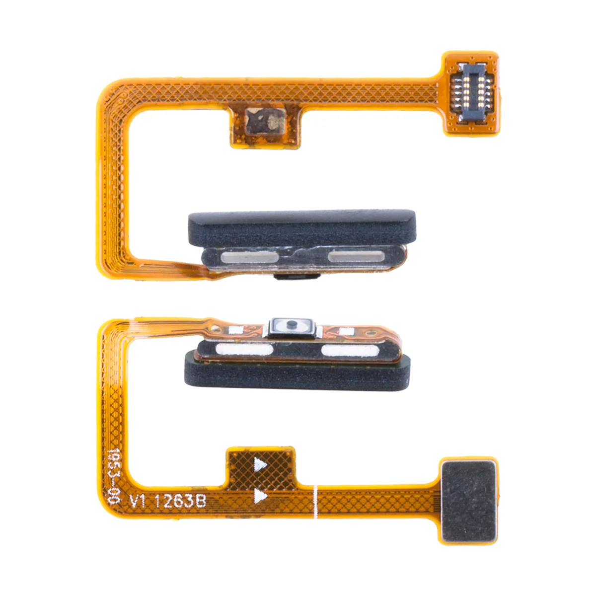 Шлейф для Xiaomi Mi 11 Lite 4G/5G (M2101K9AG/M2101K9G) сканер отпечатка пальцев Черный