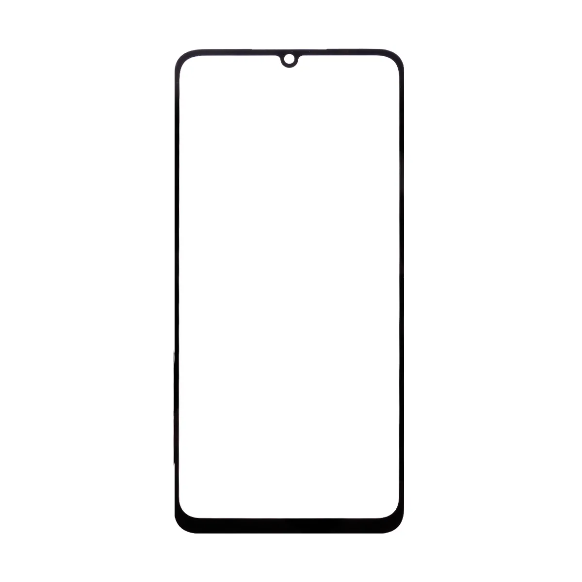 Стекло для переклейки Xiaomi Redmi 13C 4G/Poco C65 (23100RN82L/2310FPCA4G) с OCA пленкой Черный - OR
