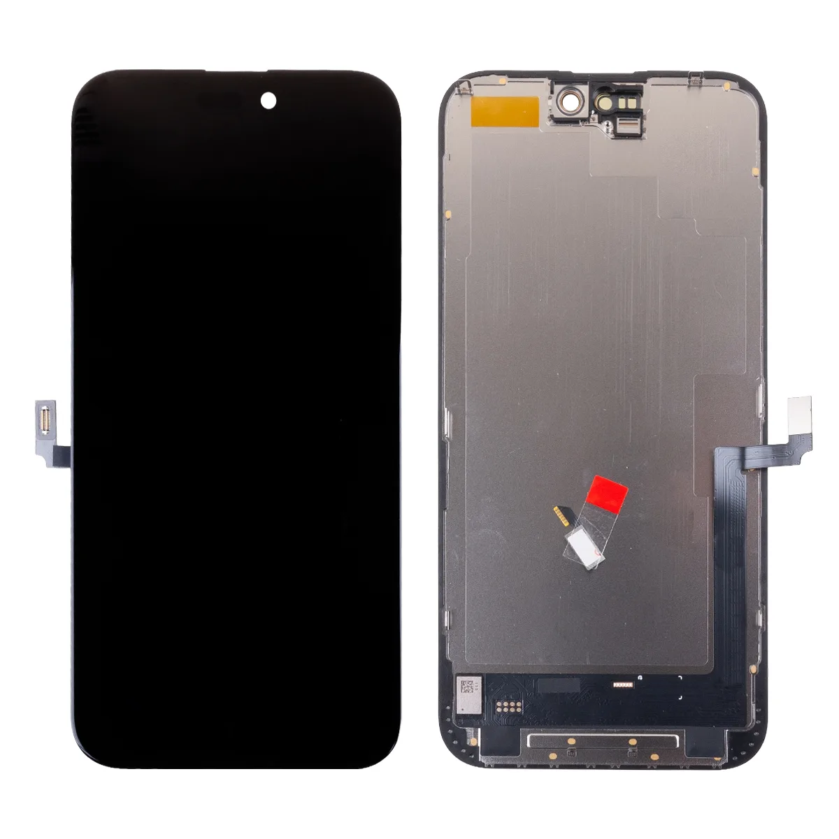 Дисплей для iPhone 16 Plus (A3290) в сборе с тачскрином Черный - (Soft OLED) (площадка под IC)