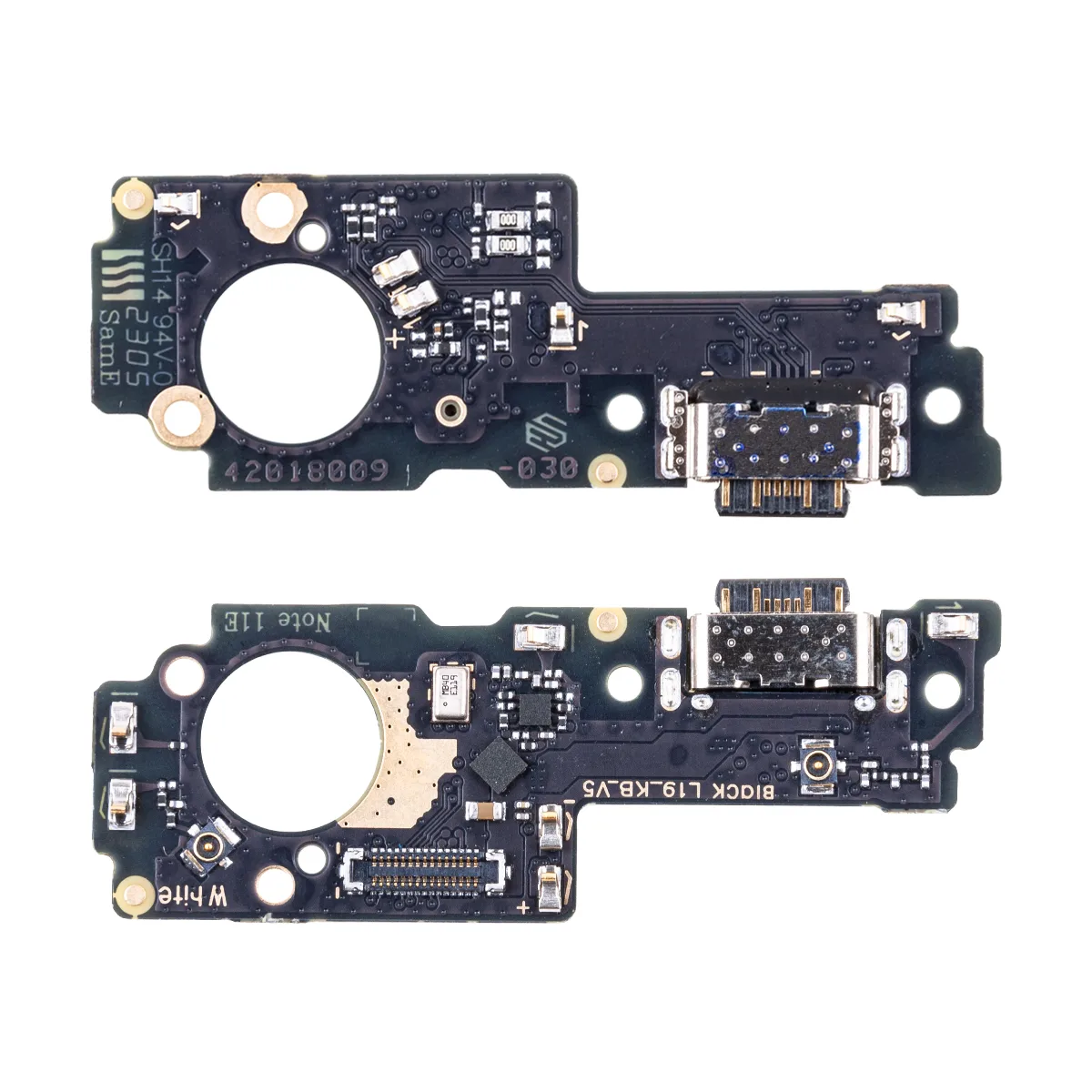 Шлейф для Xiaomi Poco M4 5G (MZB0BF9RU/22041219PG) плата системный разъем/микрофон