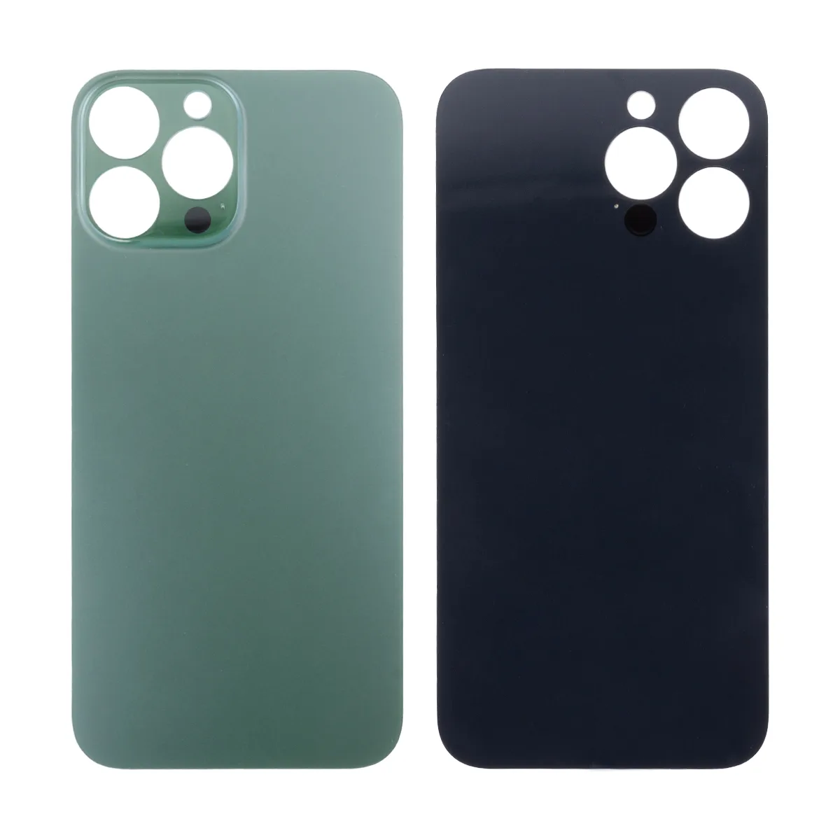 Задняя крышка для iPhone 13 Pro Max (A2645) Зеленый (стекло, монолит, широкий вырез под камеру, лого