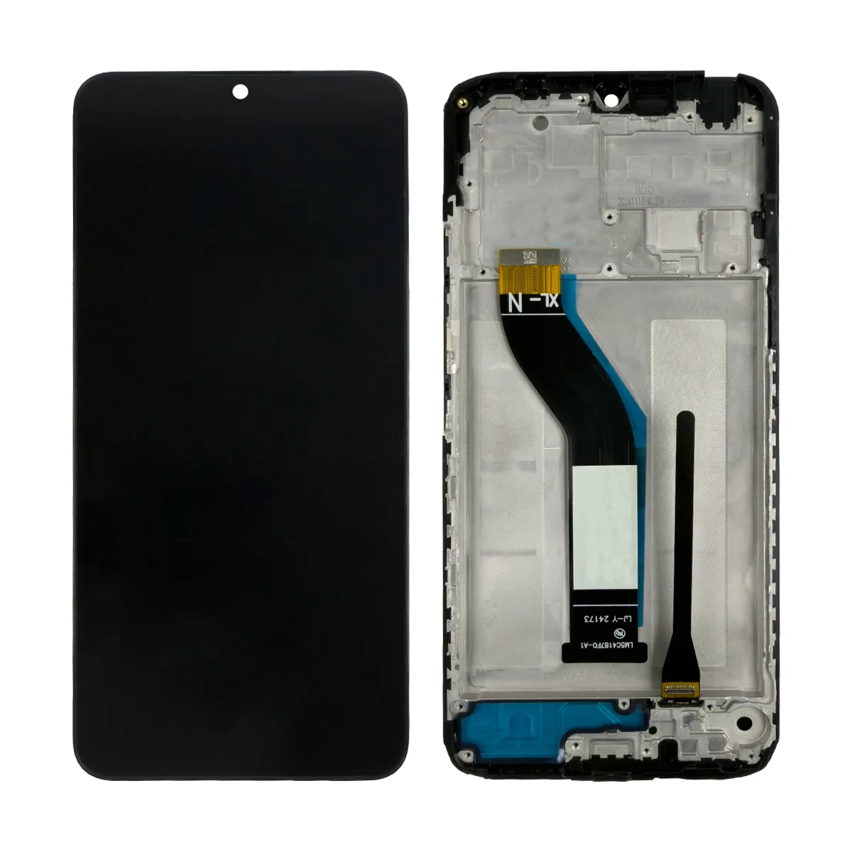 Дисплей для Xiaomi Redmi 14C/Poco C75 (2411DRN47C/2410FPCC5G) модуль с рамкой Черный - OR (HD+, 300