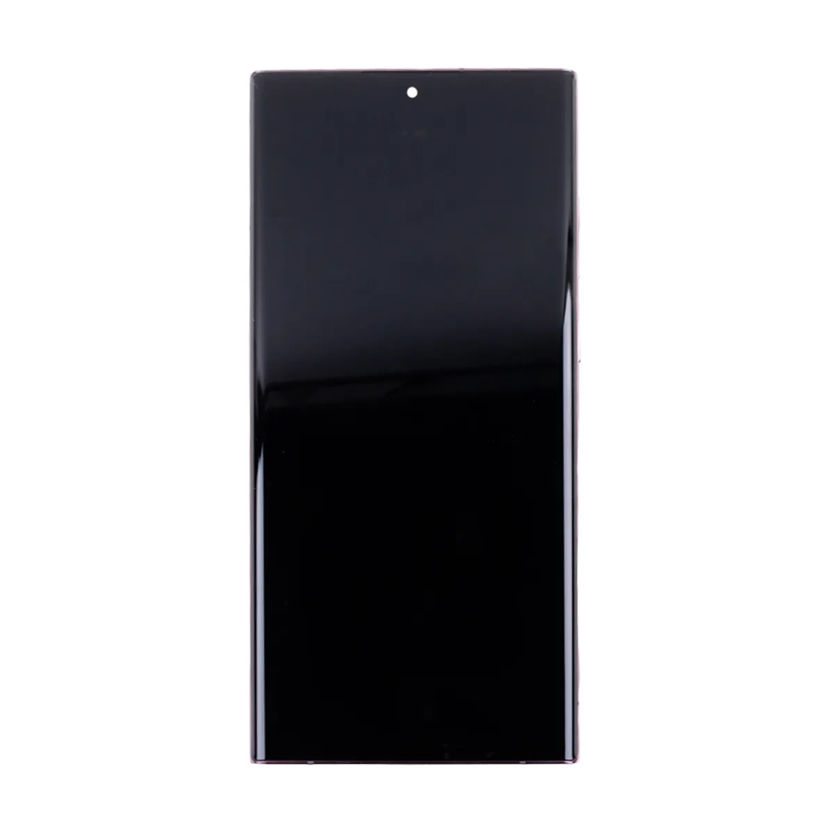 Дисплей для Samsung Galaxy S22 Ultra (S908B/S9080) модуль с рамкой Бордовый - (OLED)