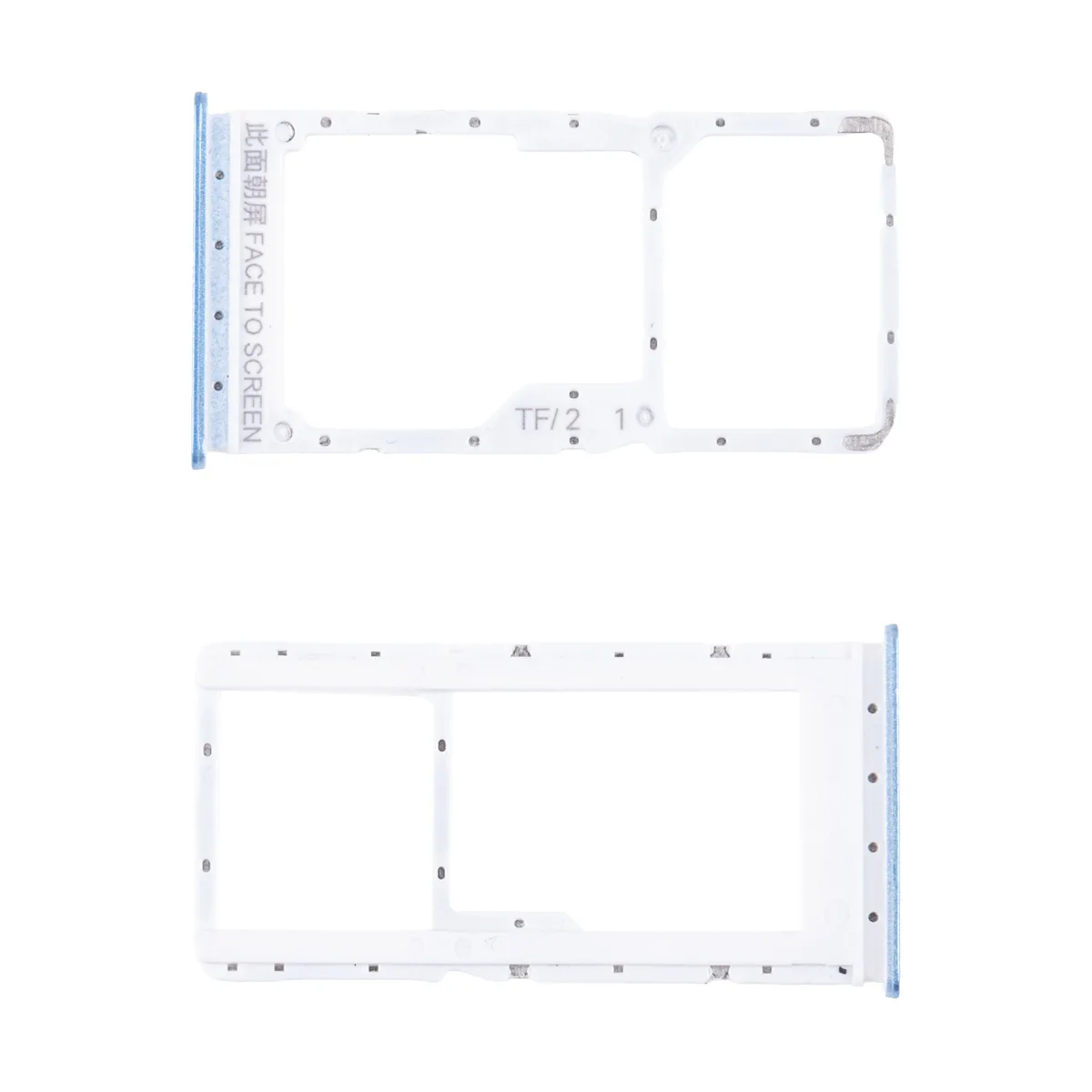 Держатель SIM для Xiaomi Poco X5 5G/Redmi Note 12 5G (22111317PG/22111317I) Голубой