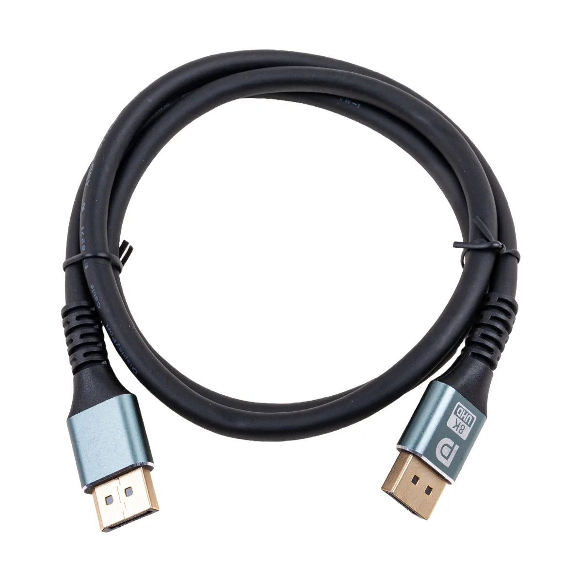 Кабель DisplayPort - DisplayPort (ver. 1.4, 1 м) Черный