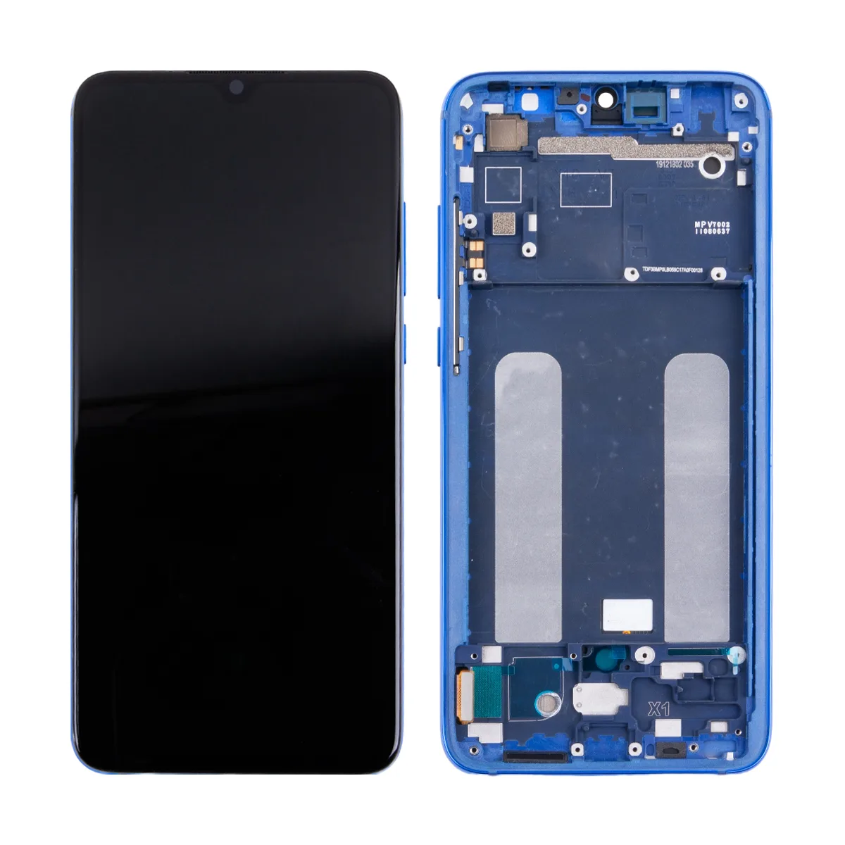 Дисплей для Xiaomi Mi 9 Lite (M1904F3BG) модуль с рамкой Синий - OR