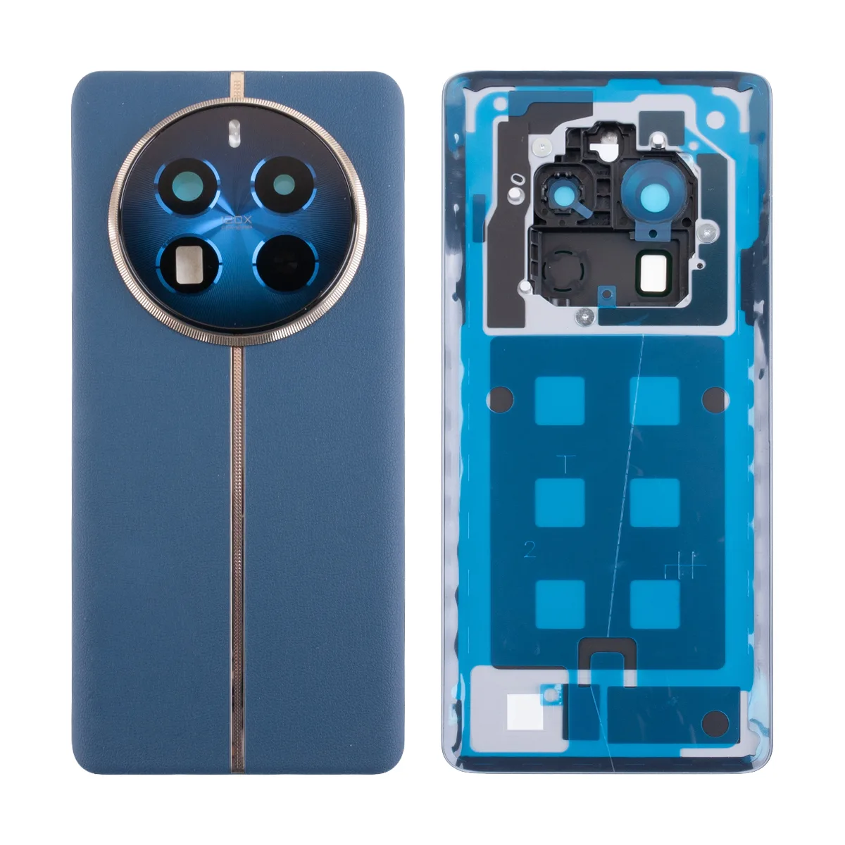 Задняя крышка для Realme 12 Pro+ 5G (RMX3840/RMX3841) Синий - Премиум
