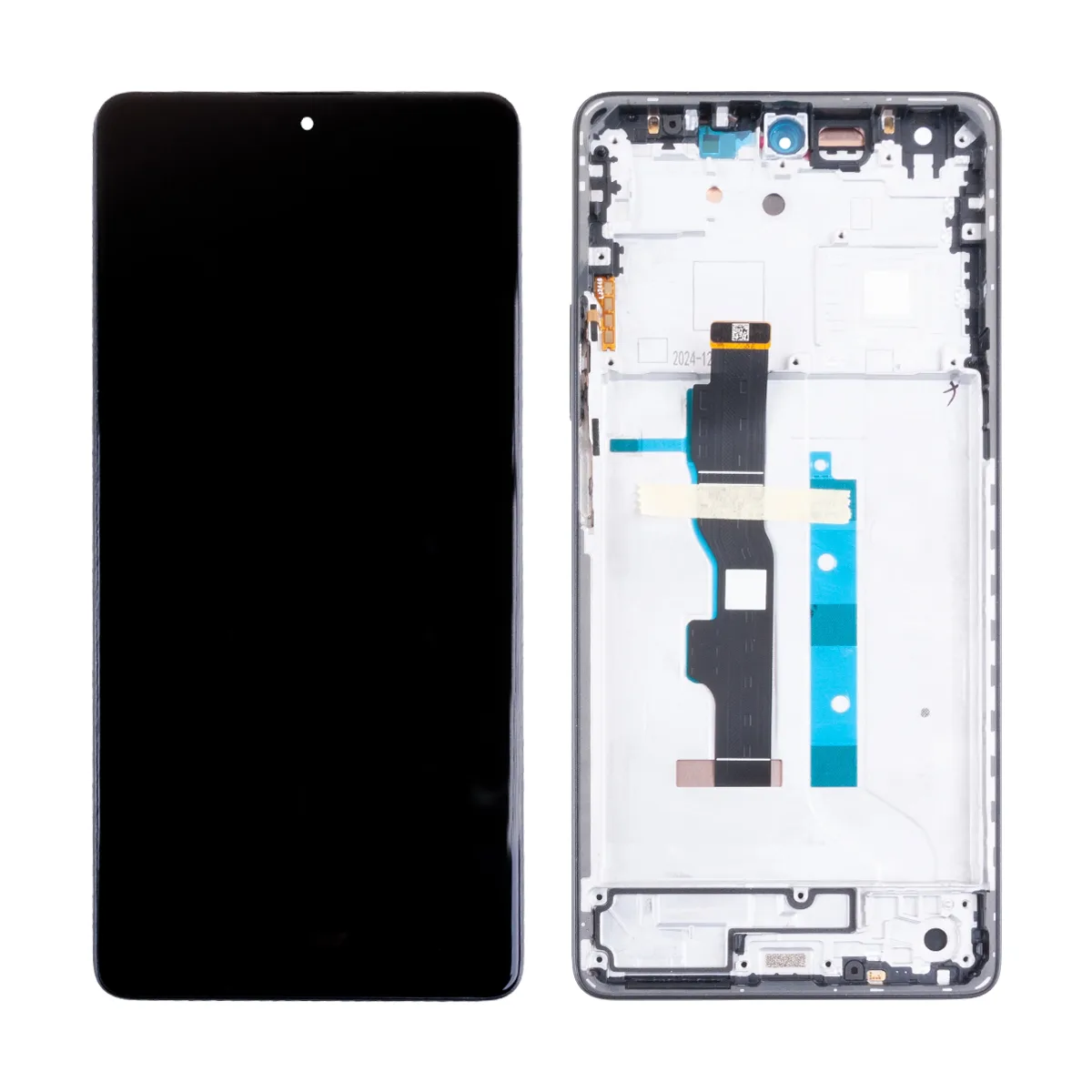 Дисплей для Xiaomi Redmi Note 13 5G (2312DRAABG/2312DRAABI) модуль с рамкой Черный - OR (SP)