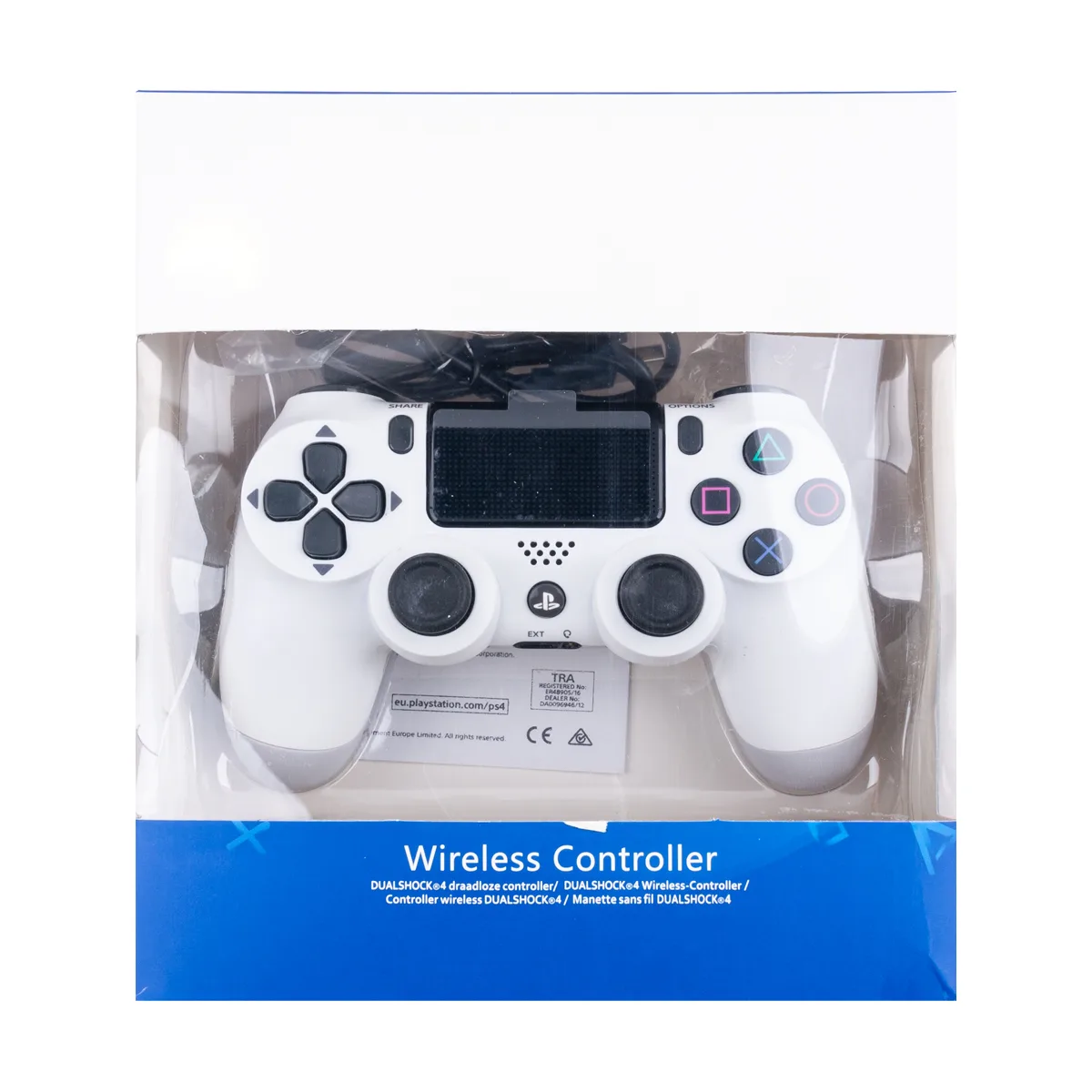 Геймпад для PlayStation 4 (беспроводной) Белый