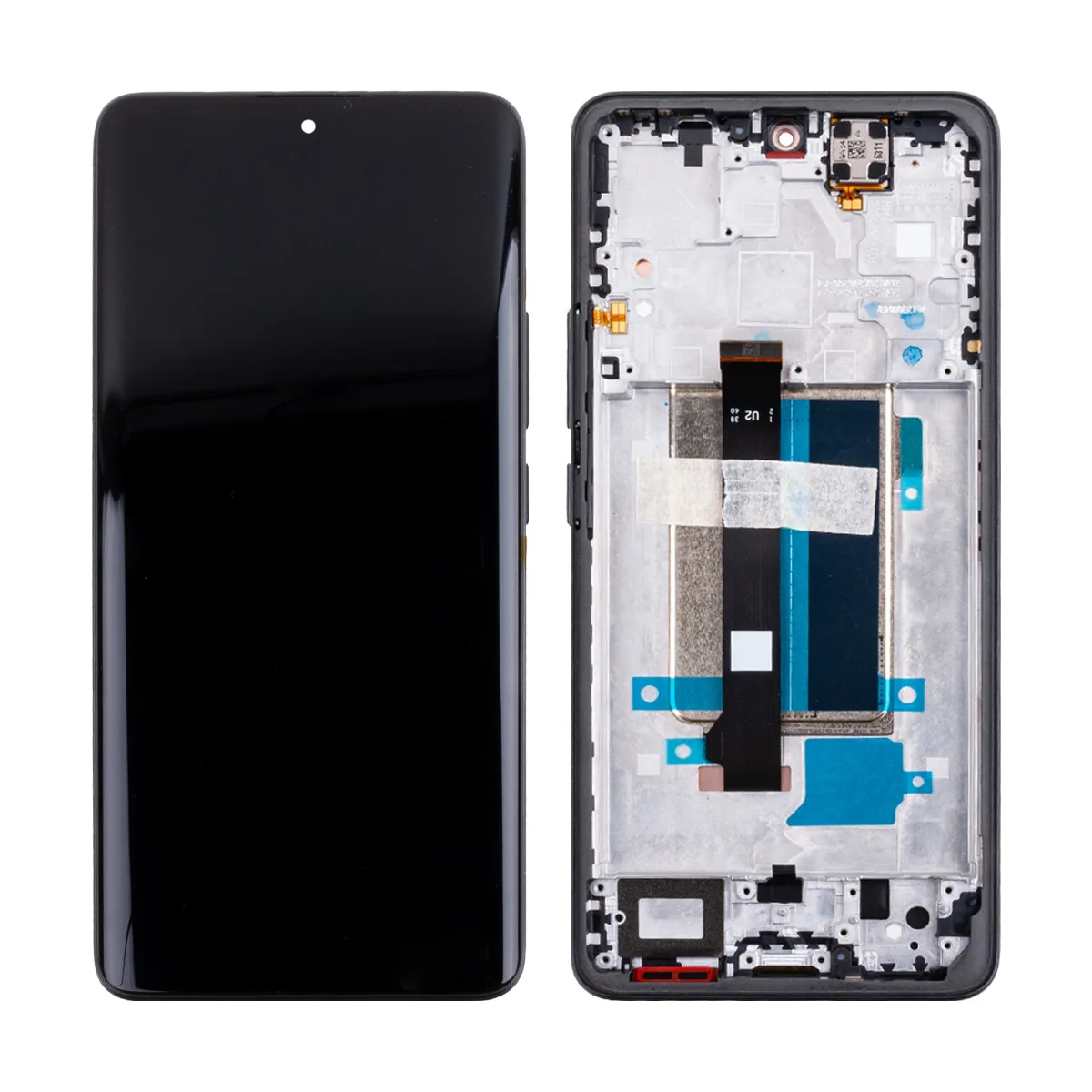 Дисплей для Xiaomi Redmi Note 13 Pro+ (23090RA98C/23090RA98G/23090RA98I) модуль с рамкой Черный - OR