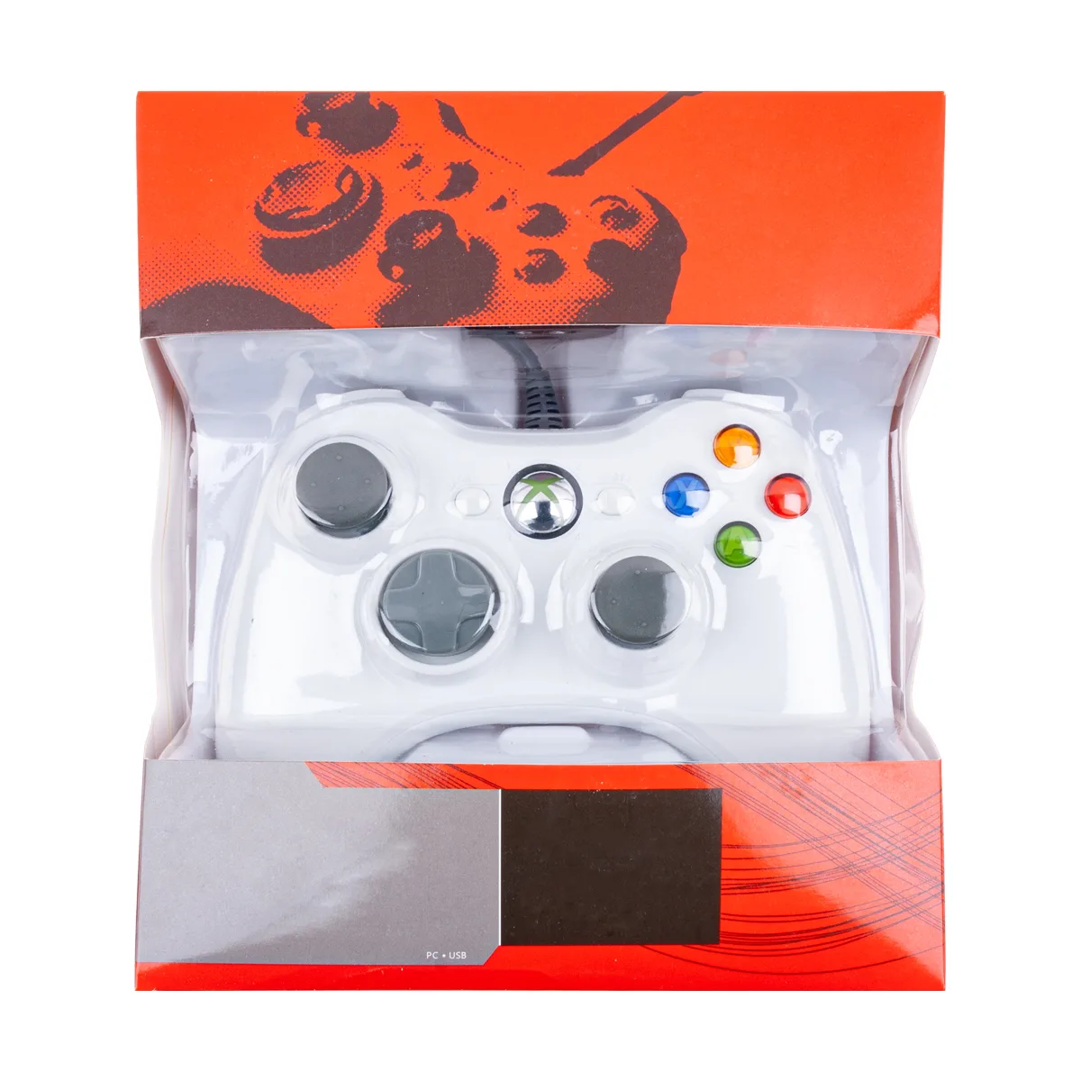 Геймпад для Xbox 360 (проводной) Белый