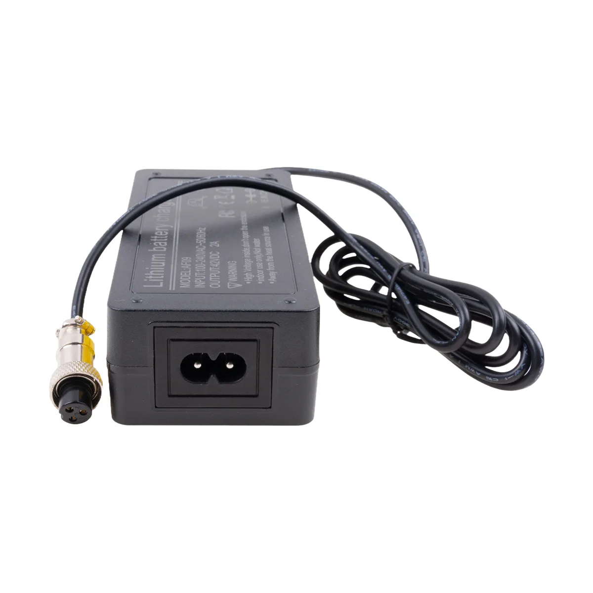 Блок питания (сетевой адаптер) для гироскутера 42V, 2A, 84W (GX12 3 pin 9 мм) - Стандарт