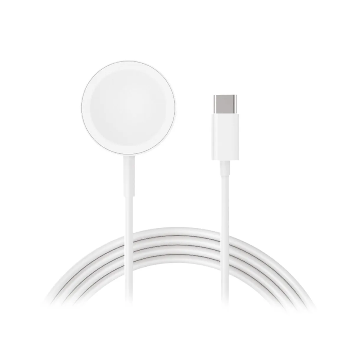 Беспроводное зарядное устройство для Apple Watch (Magnetic Charging, Type-C) Белый