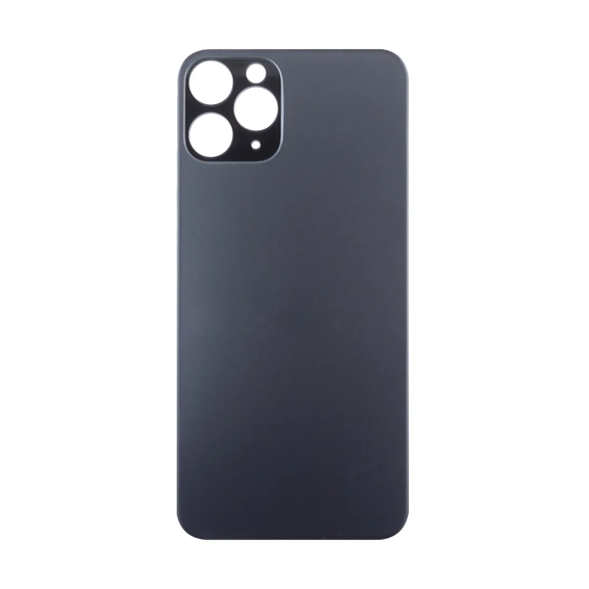 Задняя крышка для iPhone 11 Pro (A2215) Серый (стекло, широкий вырез под камеру, логотип)