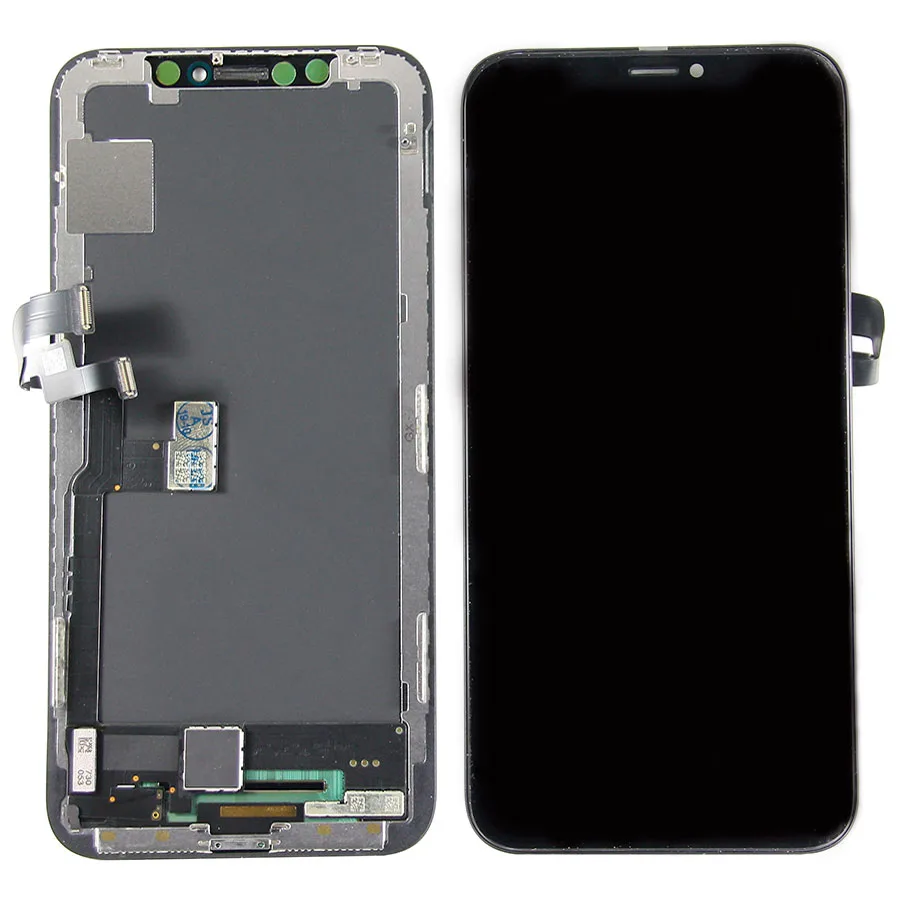 Дисплей для iPhone X (A1865/A1901) в сборе с тачскрином Черный - (Hard OLED, Full HD)