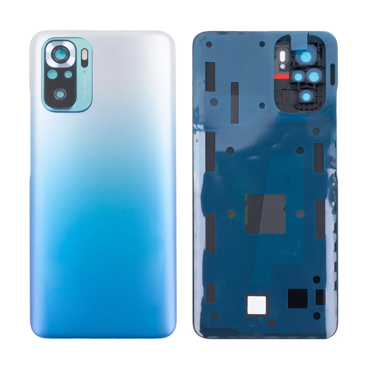 Задняя крышка для Xiaomi Redmi Note 10S (M2101K7BNY) Голубой - Премиум
