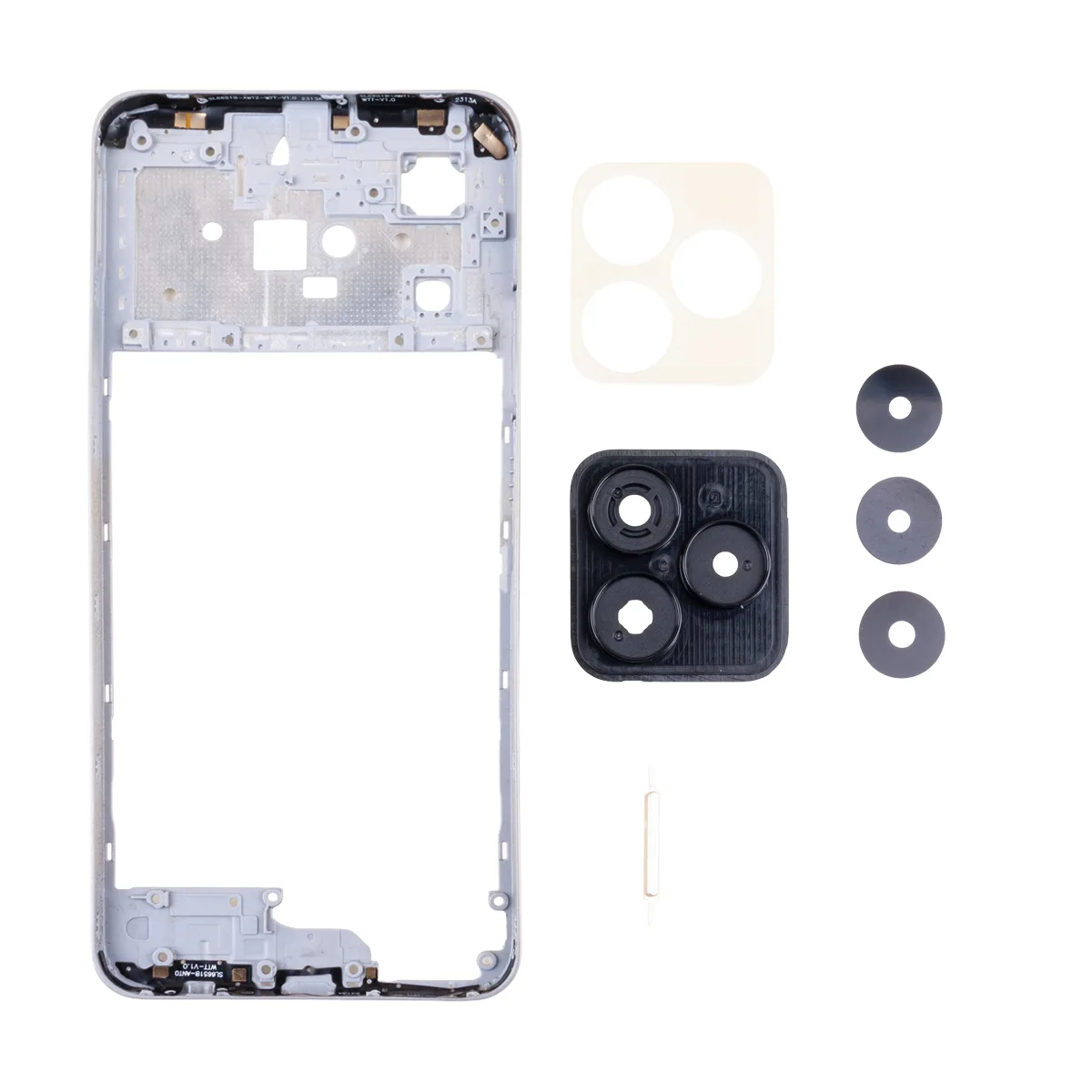 Средняя часть для Realme C53 (RMX3760) Золото