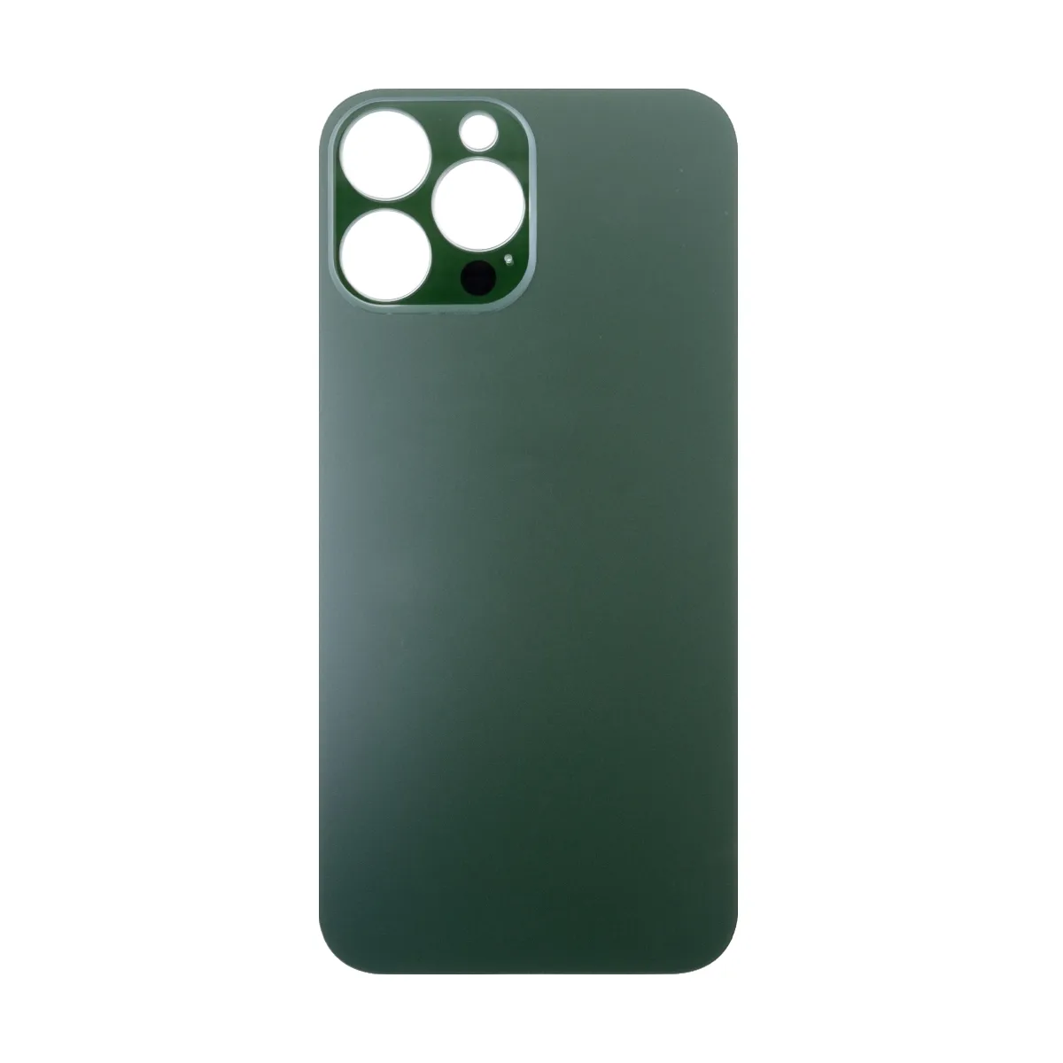 Задняя крышка для iPhone 13 Pro Max (A2645) Зеленый (стекло, широкий вырез под камеру, логотип)