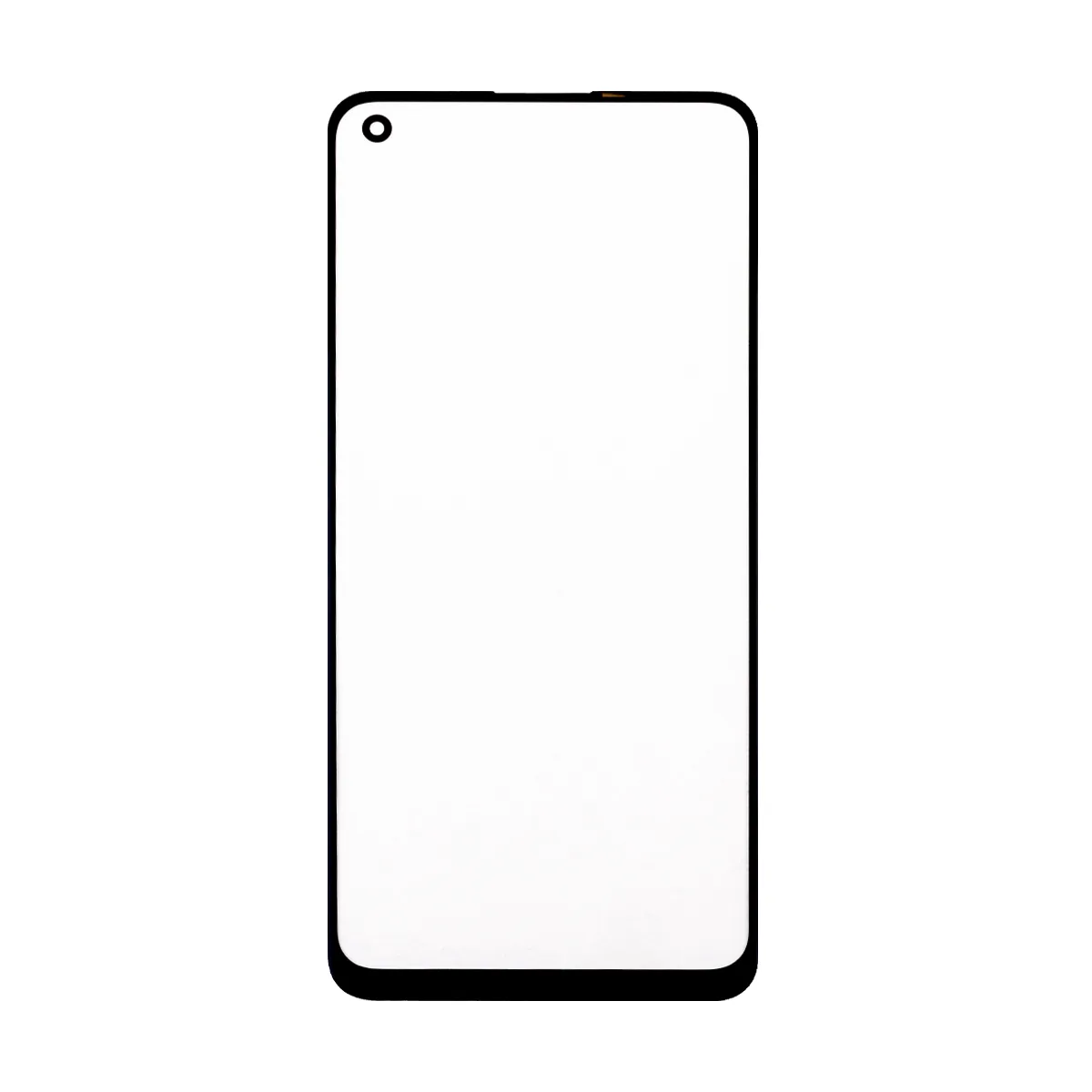 Стекло для переклейки Realme 8 4G/8 Pro (RMX3085/RMX3081) с OCA пленкой Черный - OR (Mitsubishi)