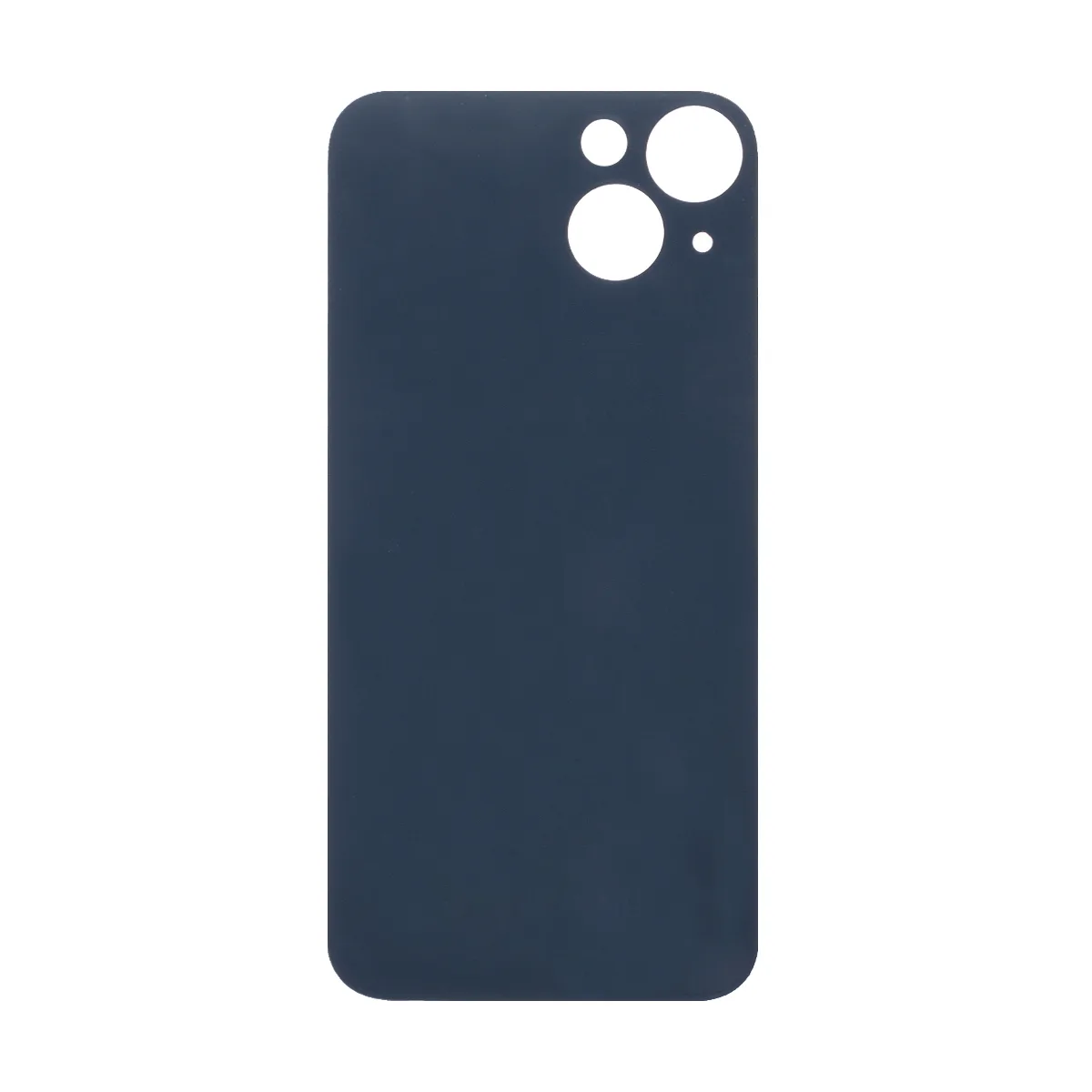 Задняя крышка для iPhone 13 (A2635) Синий (стекло, широкий вырез под камеру, логотип)