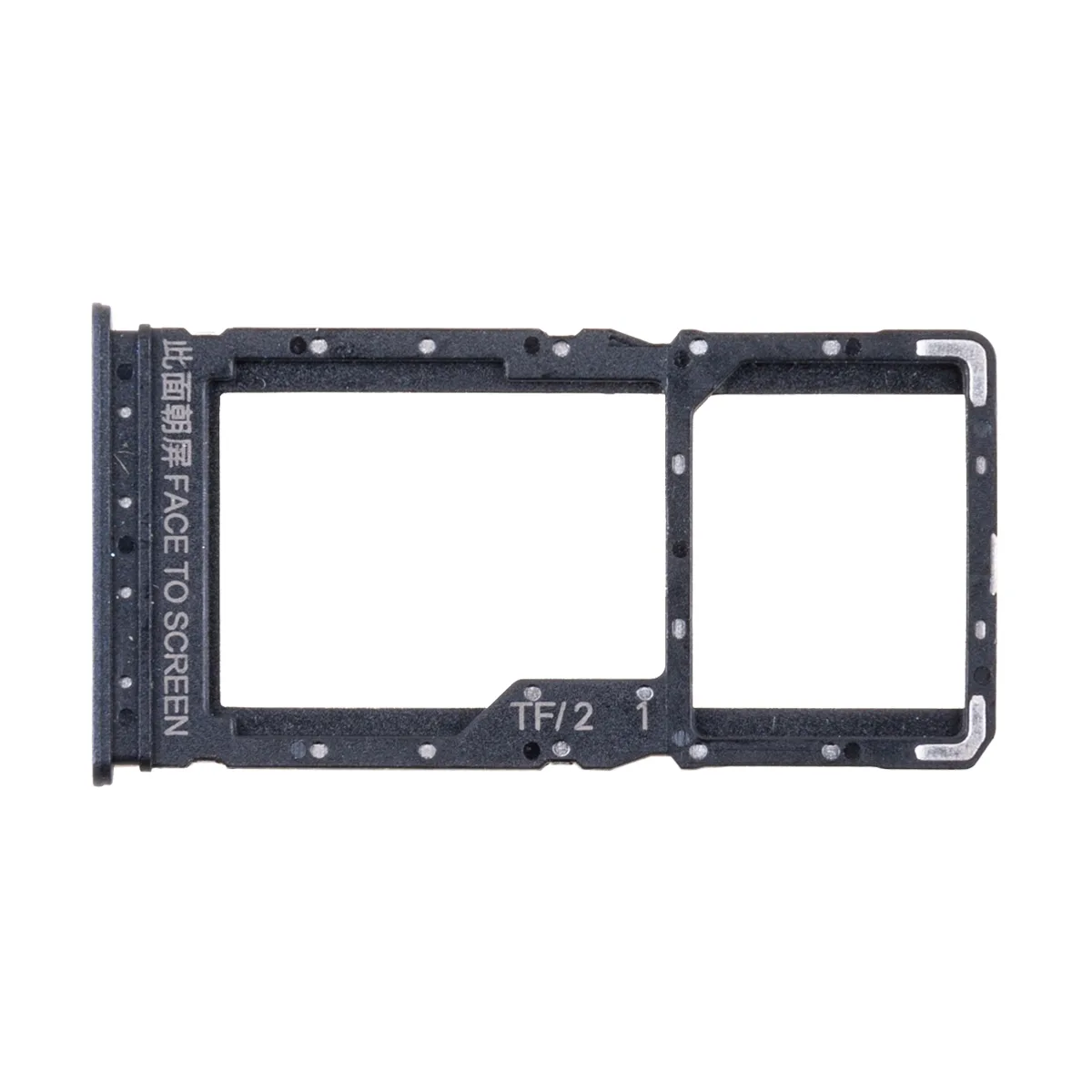 Держатель SIM для Xiaomi Poco X5 5G/Redmi Note 12 5G (22111317PG/22111317I) Черный
