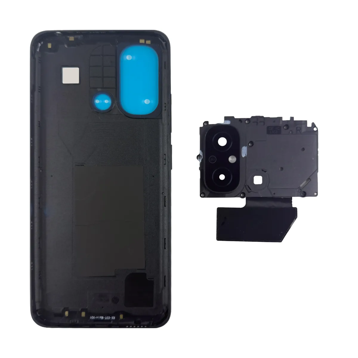 Задняя крышка для Xiaomi Redmi 12C (22120RN86G) Черный - Премиум