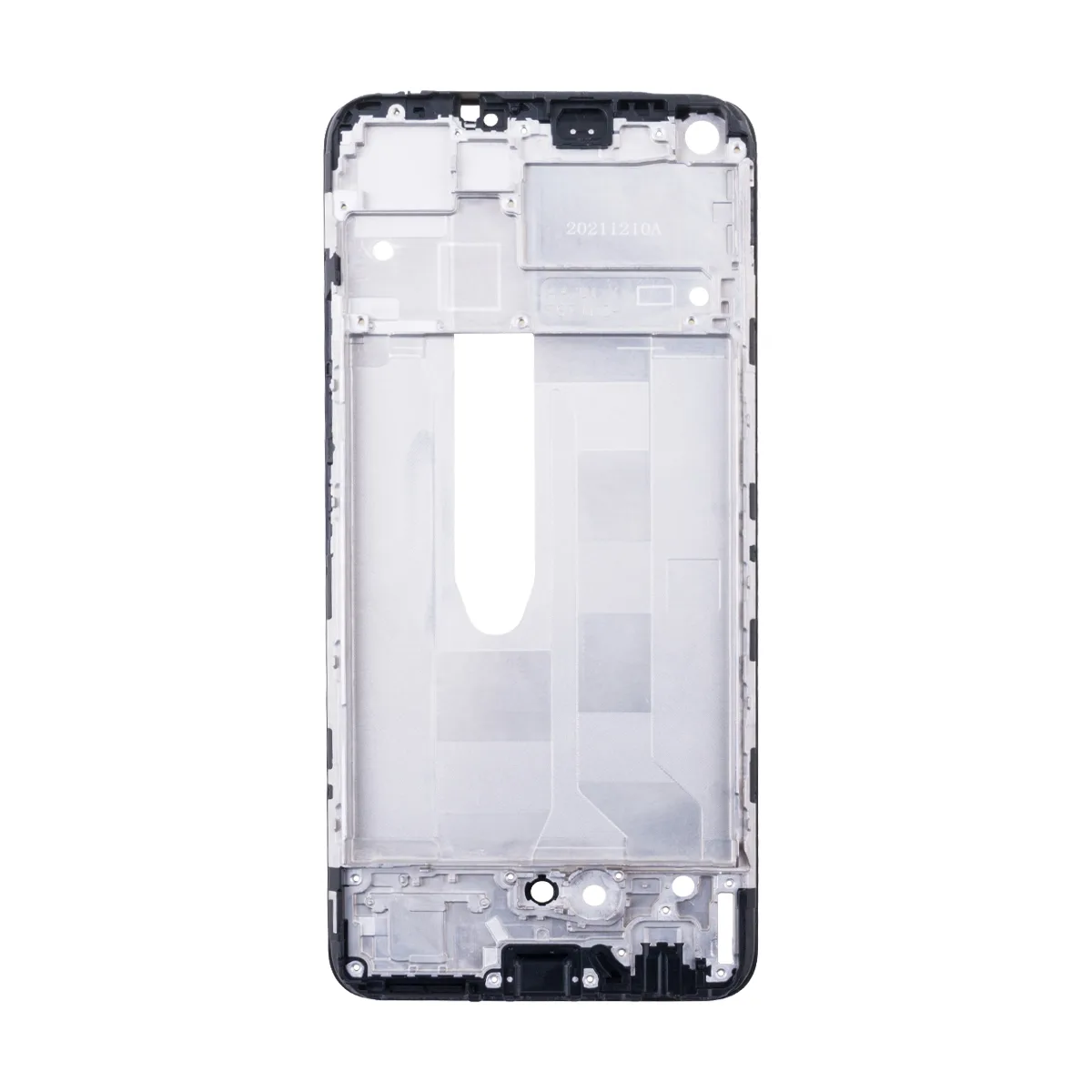 Рамка дисплея для Realme 8 4G/8 Pro (RMX3085/RMX3081) Черный (возможен дефект ЛКП)