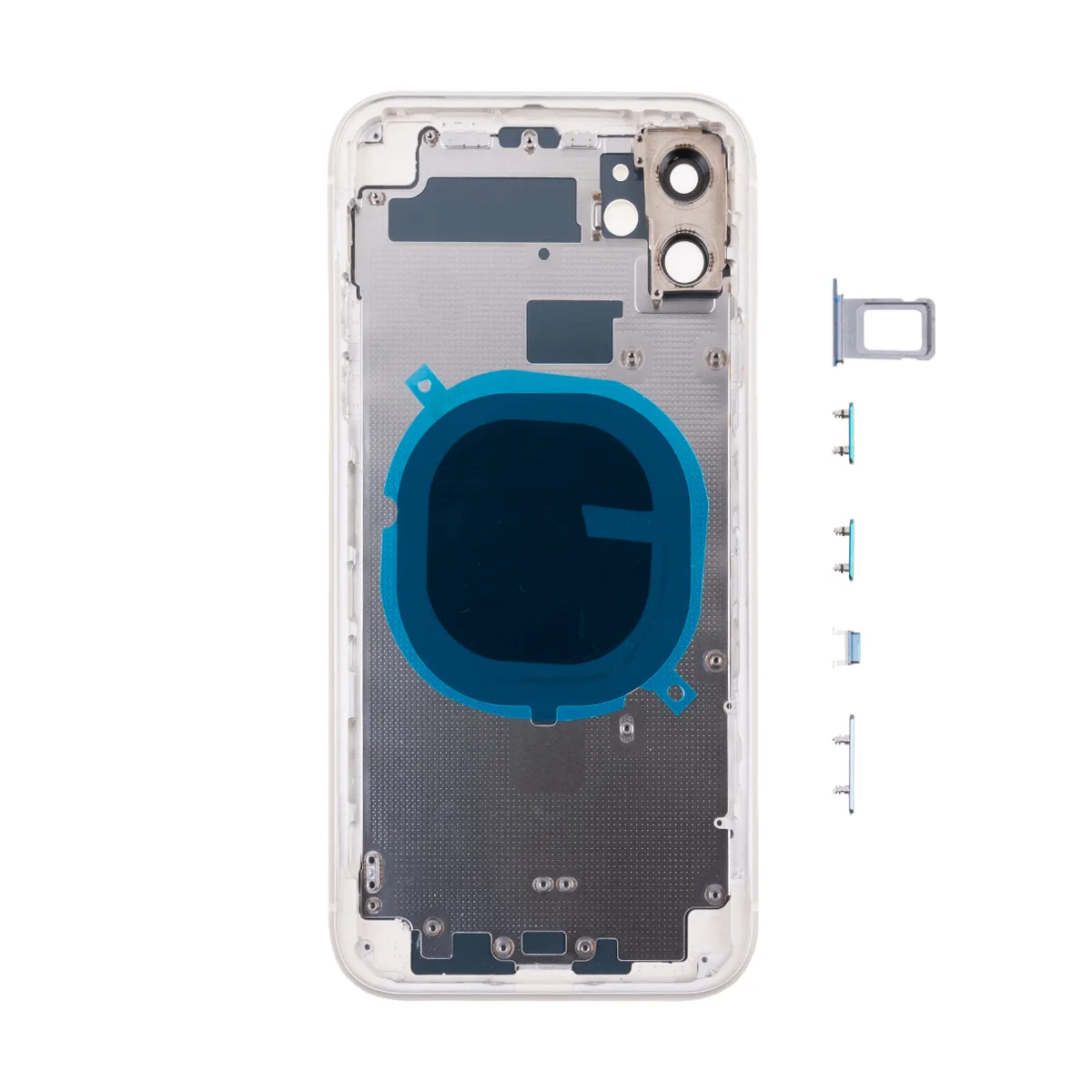 Корпус для iPhone 11 (A2221) (1 Sim) Белый