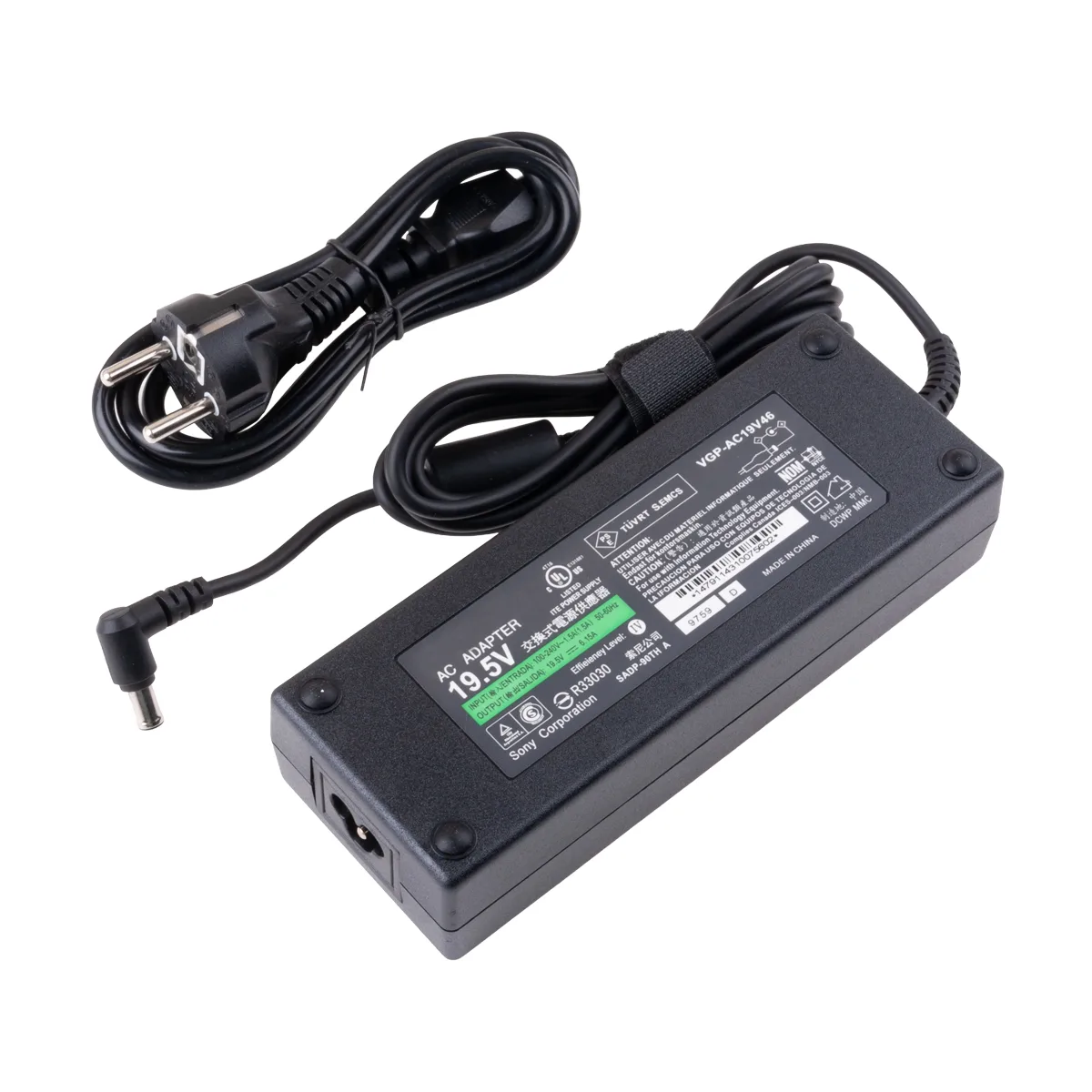 Блок питания (сетевой адаптер) для ноутбука Sony 19,5V, 6,15A, 120W (6,0?4,4 с иглой)