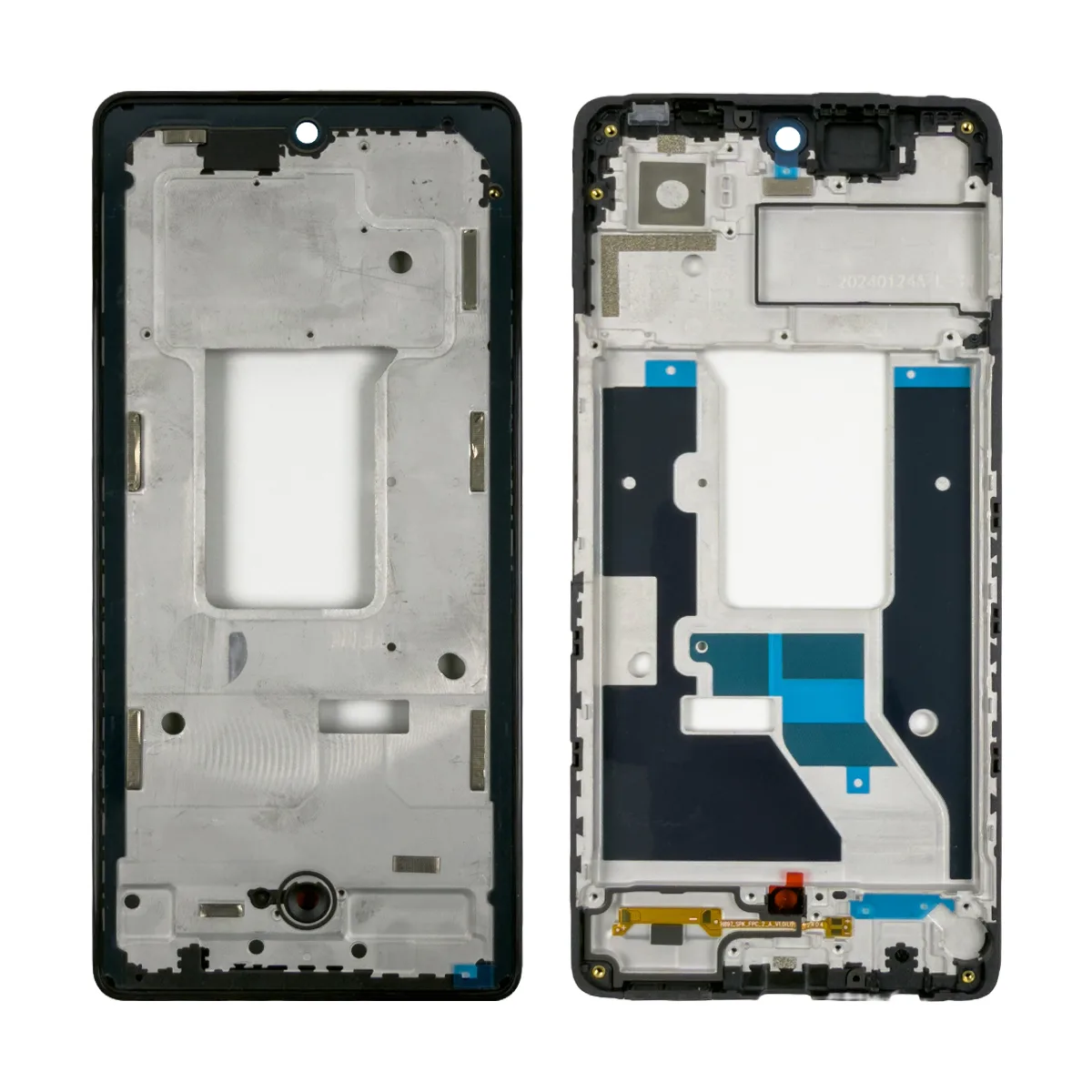 Рамка дисплея для Tecno Pova 6 4G (LI7) Черный (возможен дефект ЛКП)