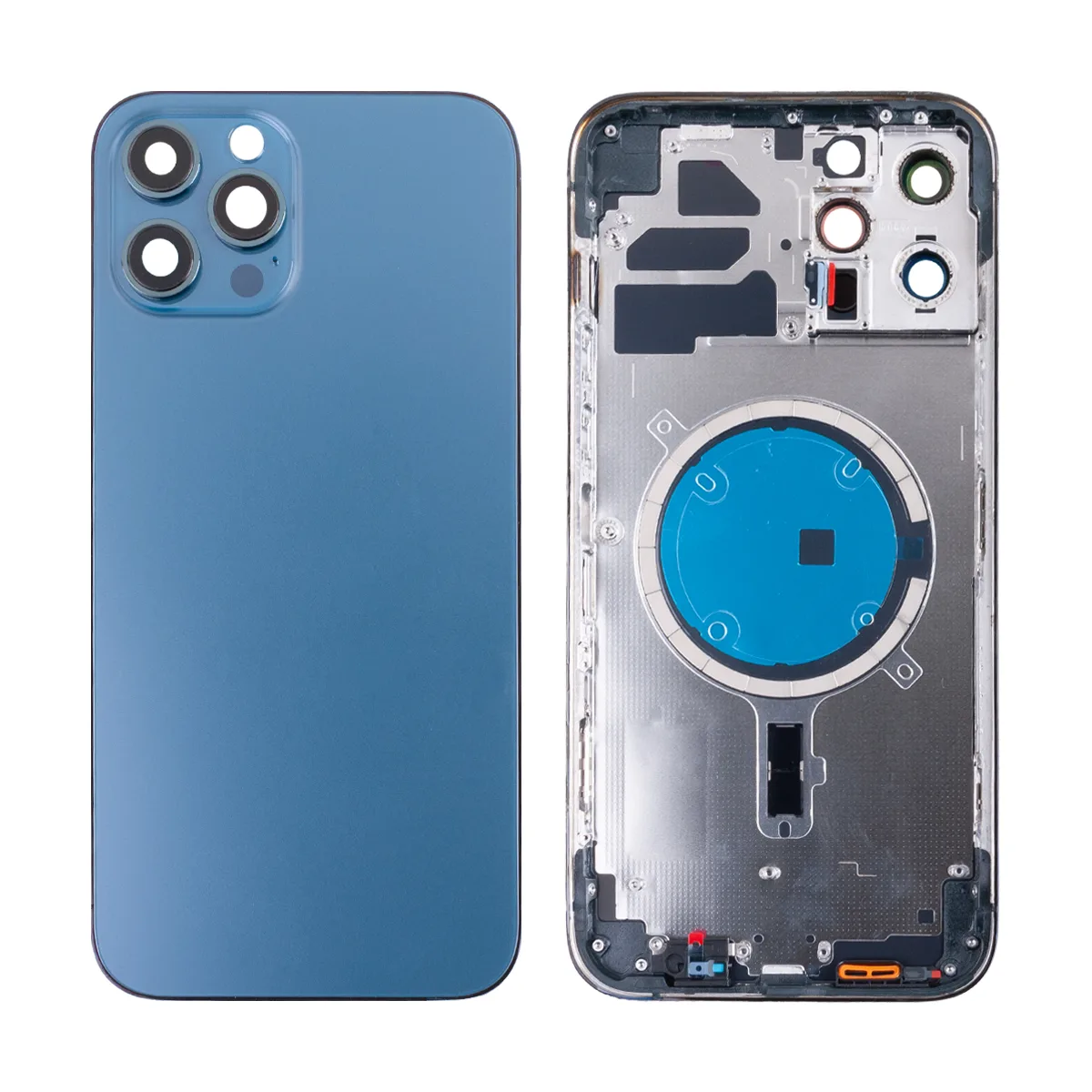 Корпус для iPhone 13 (A2635) (1 Sim) Черный - Премиум