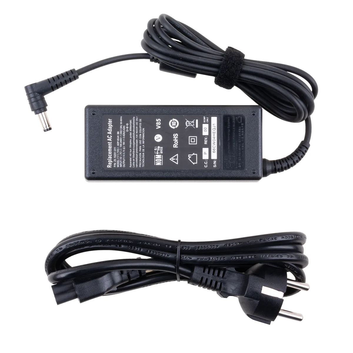 Блок питания (сетевой адаптер) для ноутбука Asus 19V, 3,42A, 65W (5,5?2,5)