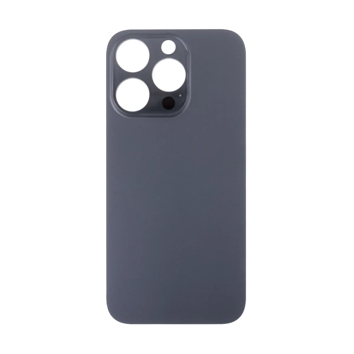 Задняя крышка для iPhone 14 Pro (A2891) Черный (стекло, монолит, широкий вырез под камеру, логотип)