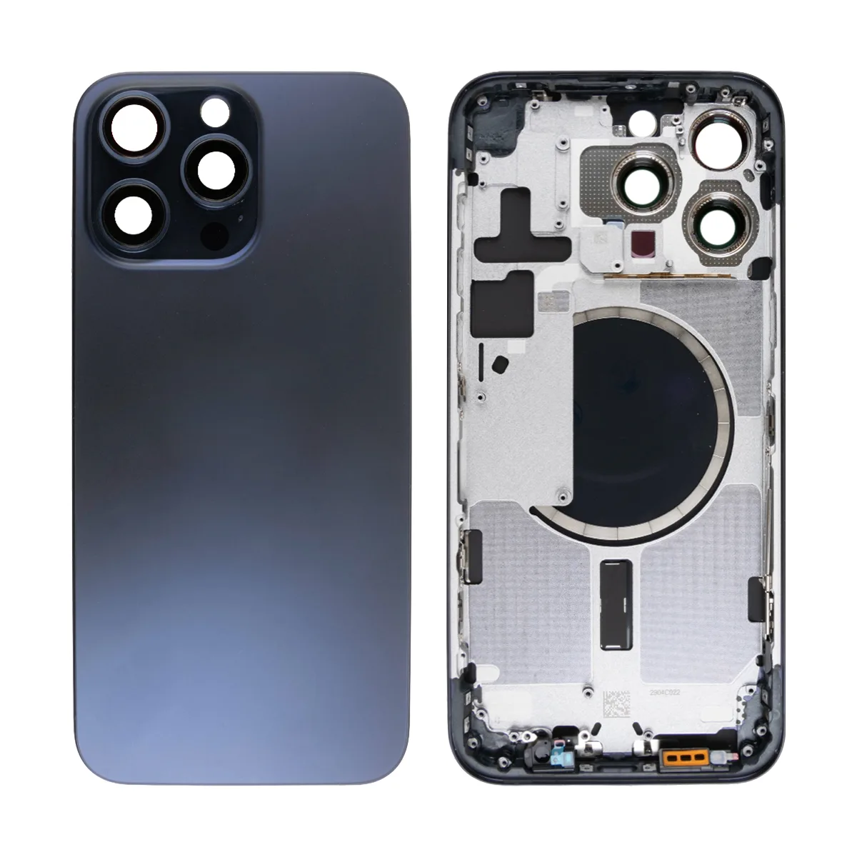Корпус для iPhone 15 Pro Max (A3106) (1 Sim) Синий - Премиум